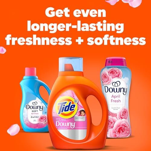 Tide Plus Boost of Ultra Downy Liquid Laundry Detergent, April Fresh Scent, 148 fl oz, 105 Loads, Laundry Detergent Liquid with Long-Lasting Freshness - Image 10