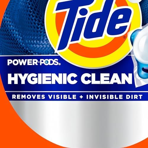 Tide Hygienic Clean Power PODS Laundry Detergent Pacs, Original Scent, 57 Count, Removes Visible and Invisible Dirt - Image 9