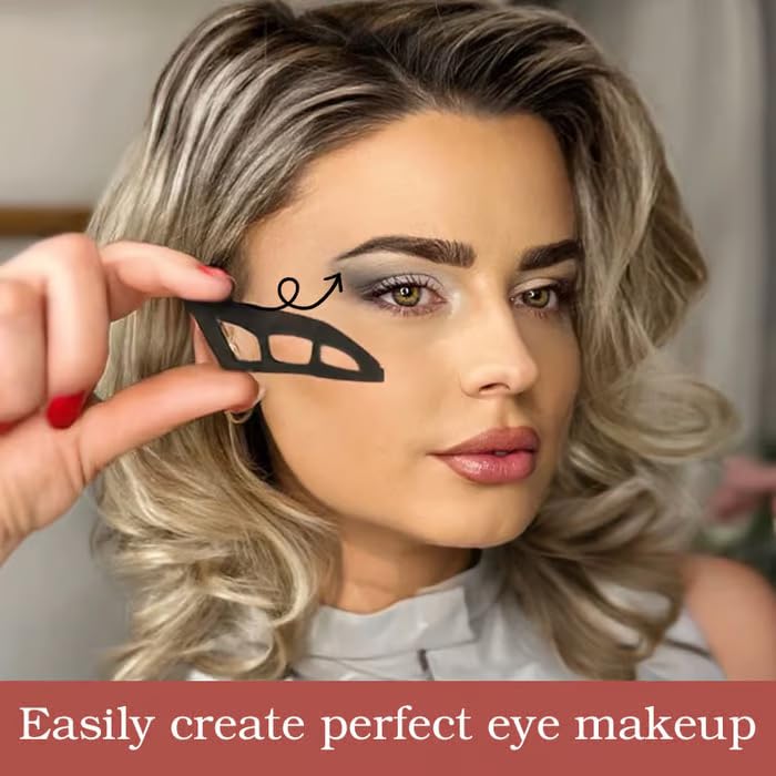 Eyetour Eyeshadow Tool, Eyetour Your Glam Bestie, Eyetour Eyeshadow Guide, Eyetour Makeup Tool for Eyeshadow, Eyeshadow Stencils for Eyes, Eyeliner Template for Women, Quick Make-Up Stencils (1Pcs) - Image 3