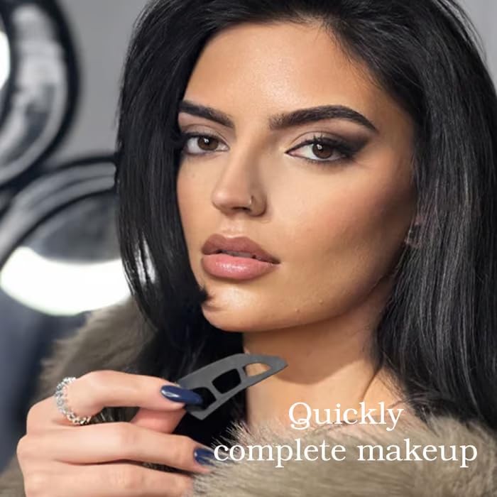 Eyetour Eyeshadow Tool, Eyetour Your Glam Bestie, Eyetour Eyeshadow Guide, Eyetour Makeup Tool for Eyeshadow, Eyeshadow Stencils for Eyes, Eyeliner Template for Women, Quick Make-Up Stencils (1Pcs) - Image 6