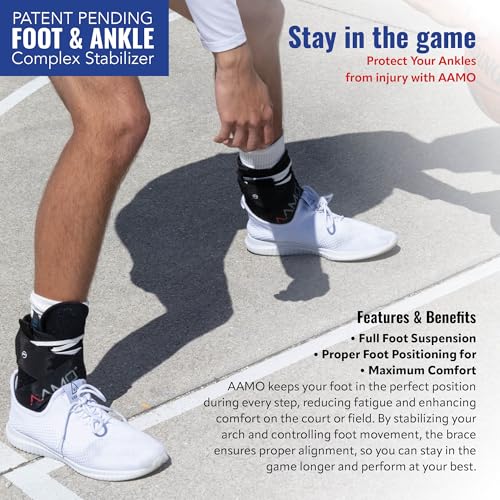 AAMO Sport Lace Up Ankle Brace for Women and Men, Ankle Support, Foot Brace, For Sprained or Injured Ankle and More, Ankle Brace for Sports, Size XL - Image 9