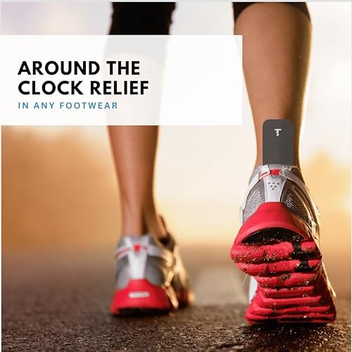 Plantar Fasciitis Tape, 20 Applications - Precut Kinesiology Tape Strips for Foot Soreness Relief - Also Great for Shin Splints - Includes 20 2x10" Strips & 40 2x5" Strips (Black, 20 Count) - Image 4
