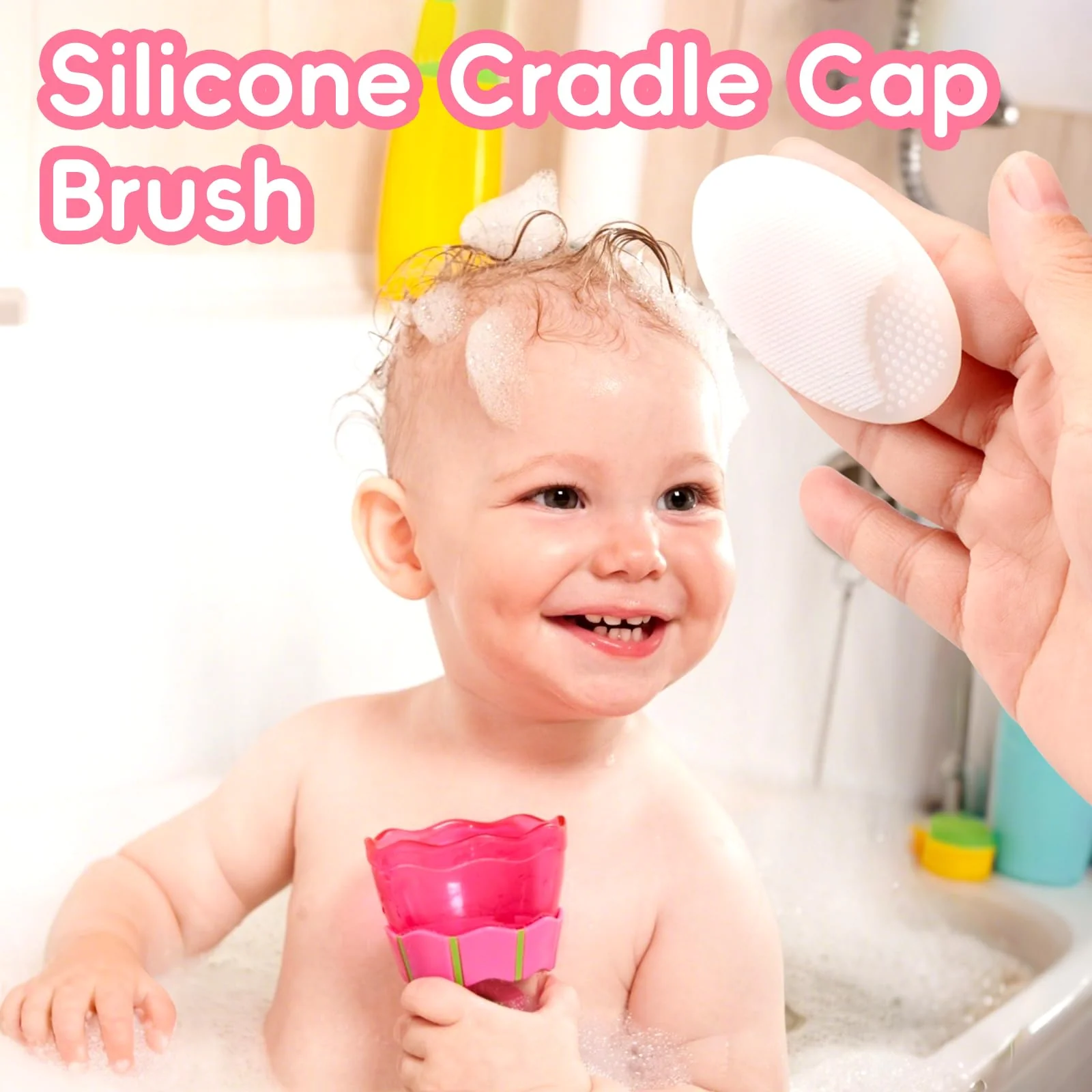 Baby Grooming Kit, Infant Safety Care Set with Hair Brush Comb Nail Clipper Nasal Aspirator,Baby Essentials Kit for Newborn Girls Boys (Pink) - Image 4
