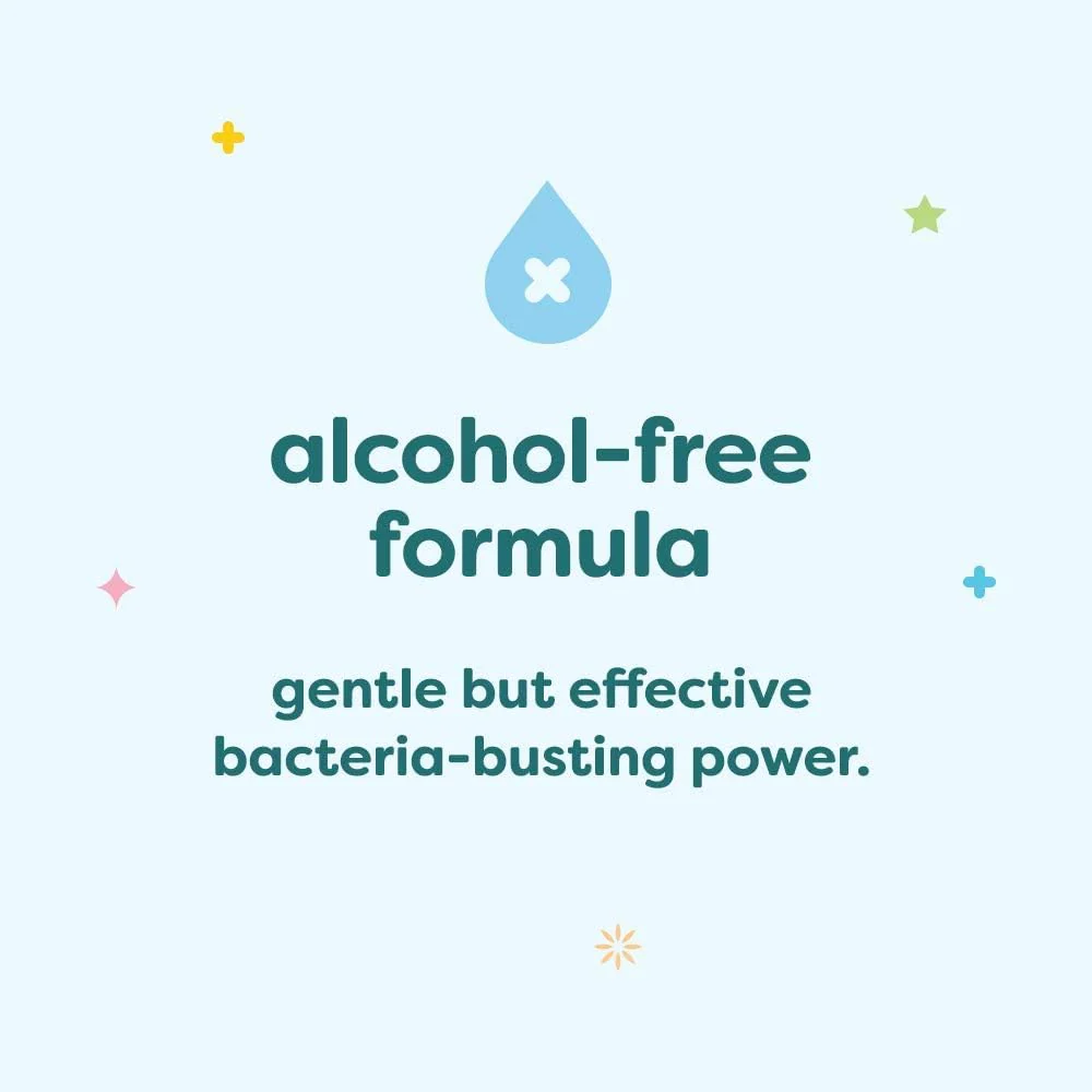 Babyganics Alcohol-Free Foaming Hand Sanitizer, Pump Bottle, Fragrance Free, 8.45 oz, 3 Pack - Image 6
