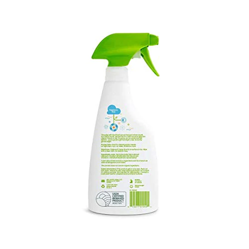 Babyganics Toy & Highchair Cleaner Spray, Fragrance Free, 17oz Spray Bottle, Made without ammonia, bleach, phosphates, phthalates or dyes, Pack of 2. - Image 7