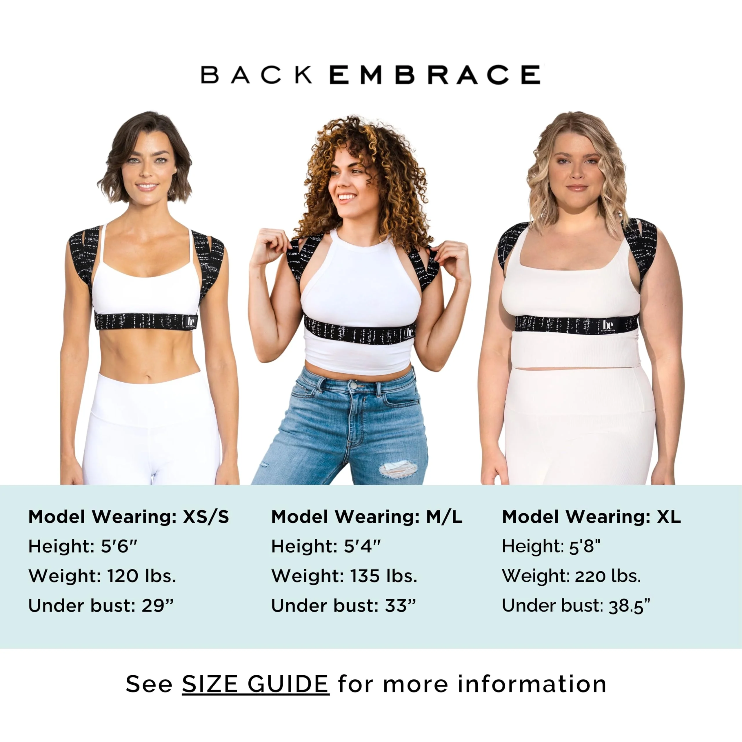 BackEmbrace Posture Corrector for Women and Men - Made in USA - Slim and Adjustable Shoulder Brace - Back Brace for Back Pain Relief - Sand Drizzle M/L - Image 4