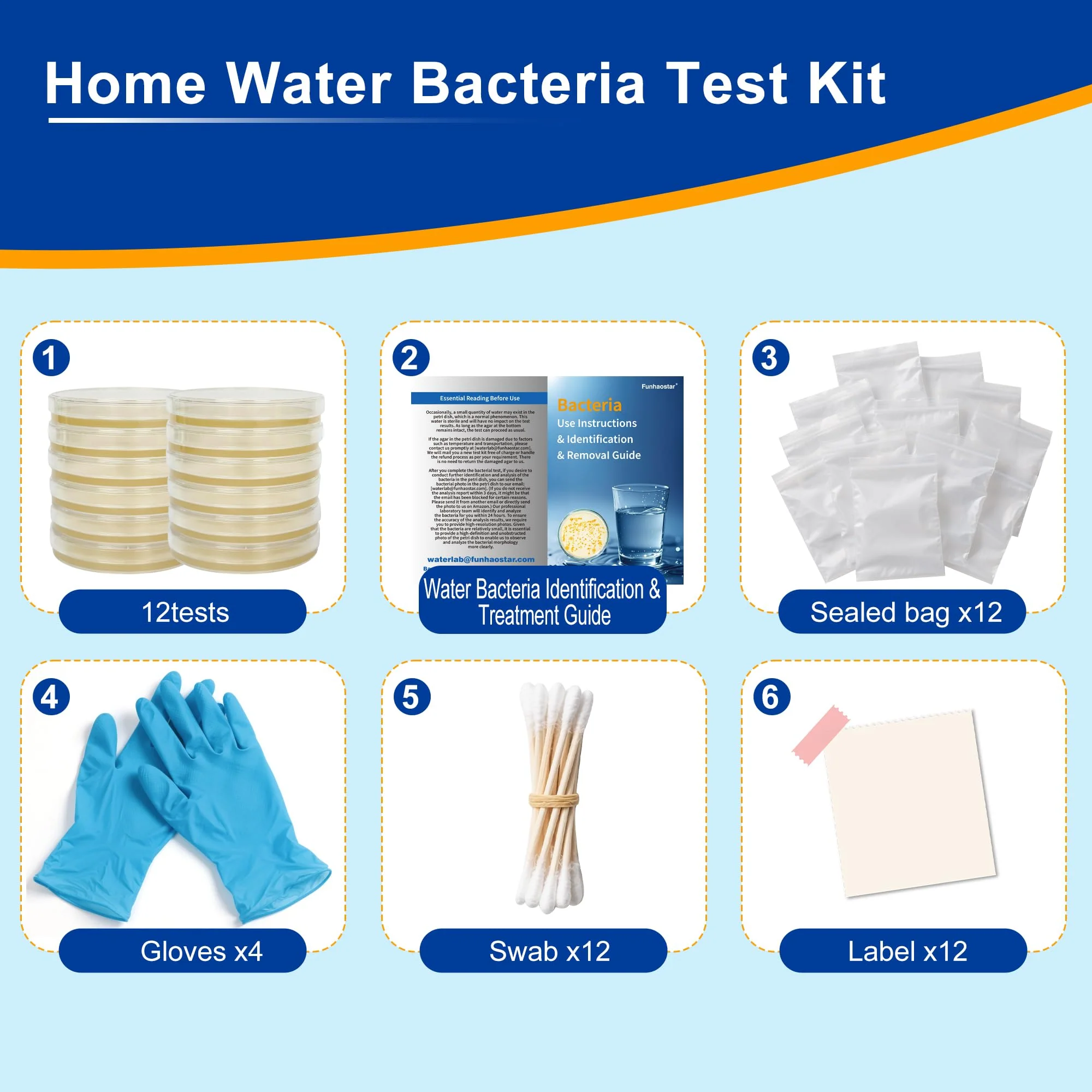 Bacteria Test Kits for Drinking Water - 12 Tests Detect Coliform, E.coli & All Bacteria | Home Quality Testing Kit for Well, Tap, Pool, Hot Tub & City Water | Easy DIY Tester with Free Lab Analysis - Image 5