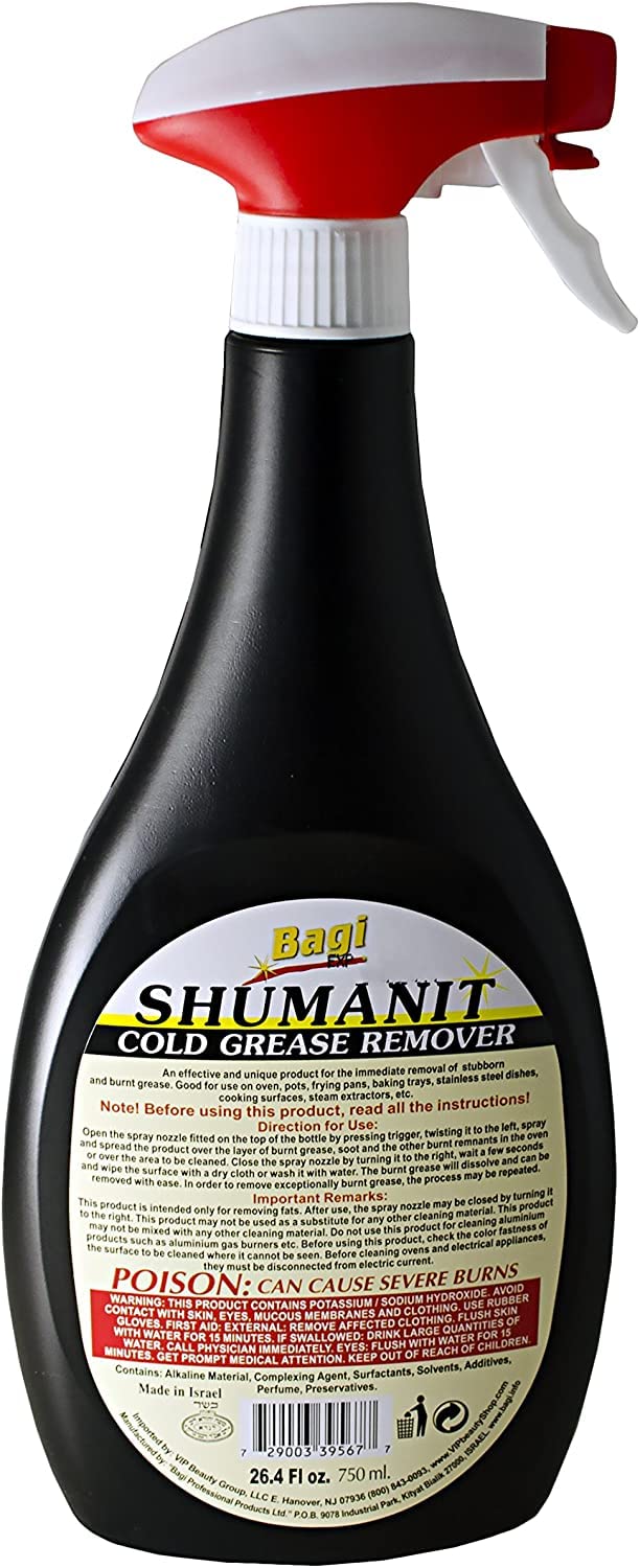 BAGI SHUMANIT - Cold Grease Remover. Spray for The immediate Removal of Stubborn and Burnt fats/Grease - Image 2