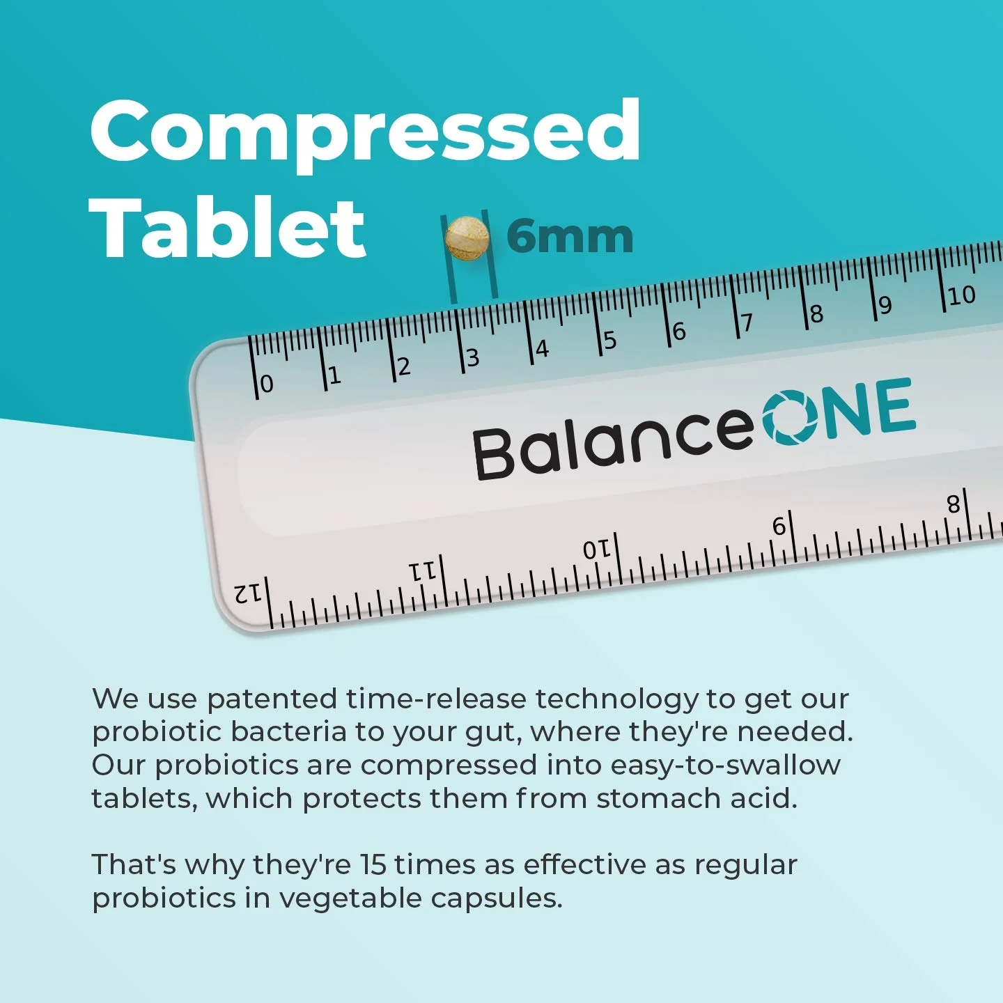 Balance ONE Time-Release Kids Probiotic – Up to 15x Better Survivability – 3 Billion CFU – Gut & Digestive Support for Children – Sugar Free, Easy to Swallow, 2 Month Supply - Image 3