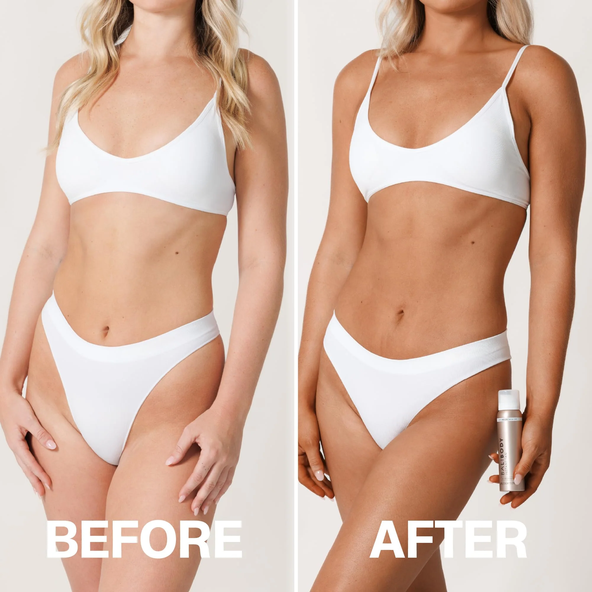 Bali Body Instant Tan Light-Medium | Skin Perfecting Aerated Spray, Instantly Flawless Airbrushed Bronzed Finish | Soothing for All Skin Types | Vegan, Cruelty Free, Australian Made (97 ml/3.28 fl oz) - Image 6