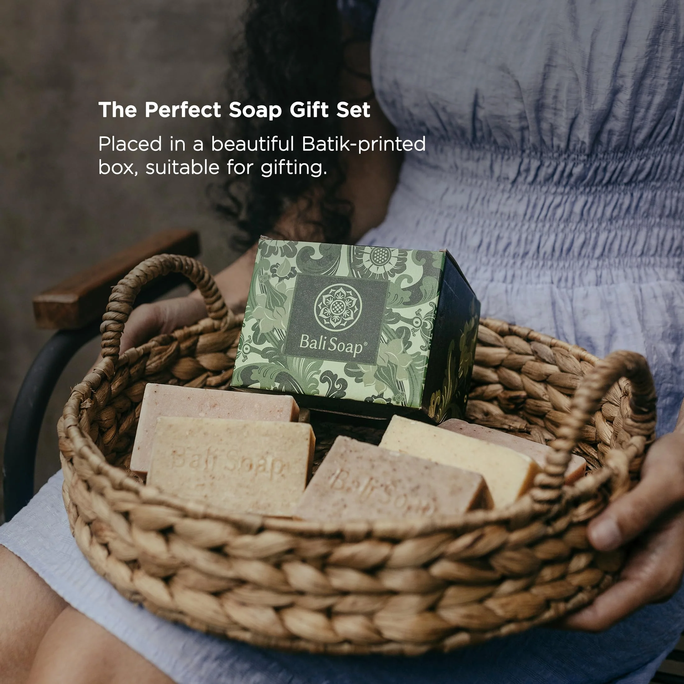 Bali Soap Premium Natural Soap Gift Set, Handmade in Bali, Plant Based Cold Process with Botanical Extracts, 6 Pack, Deeply Moisturizing, Free from Parabens Sulfates and Phthalates - Image 3