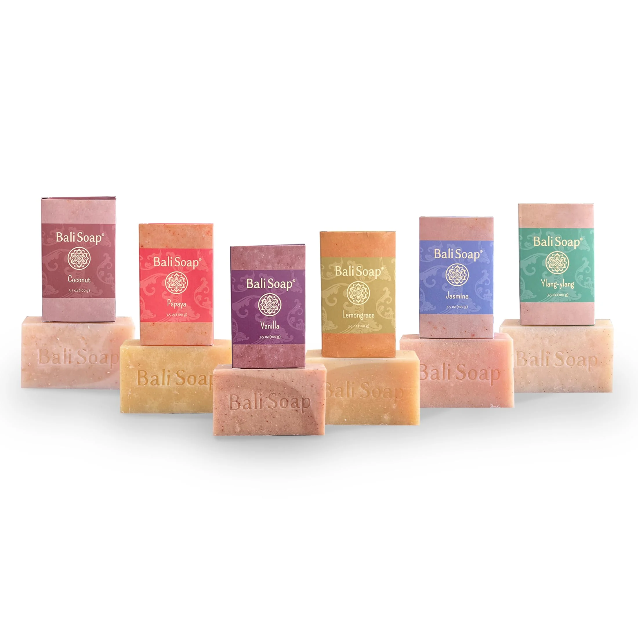Bali Soap Premium Natural Soap Gift Set, Handmade in Bali, Plant Based Cold Process with Botanical Extracts, 6 Pack, Deeply Moisturizing, Free from Parabens Sulfates and Phthalates - Image 9