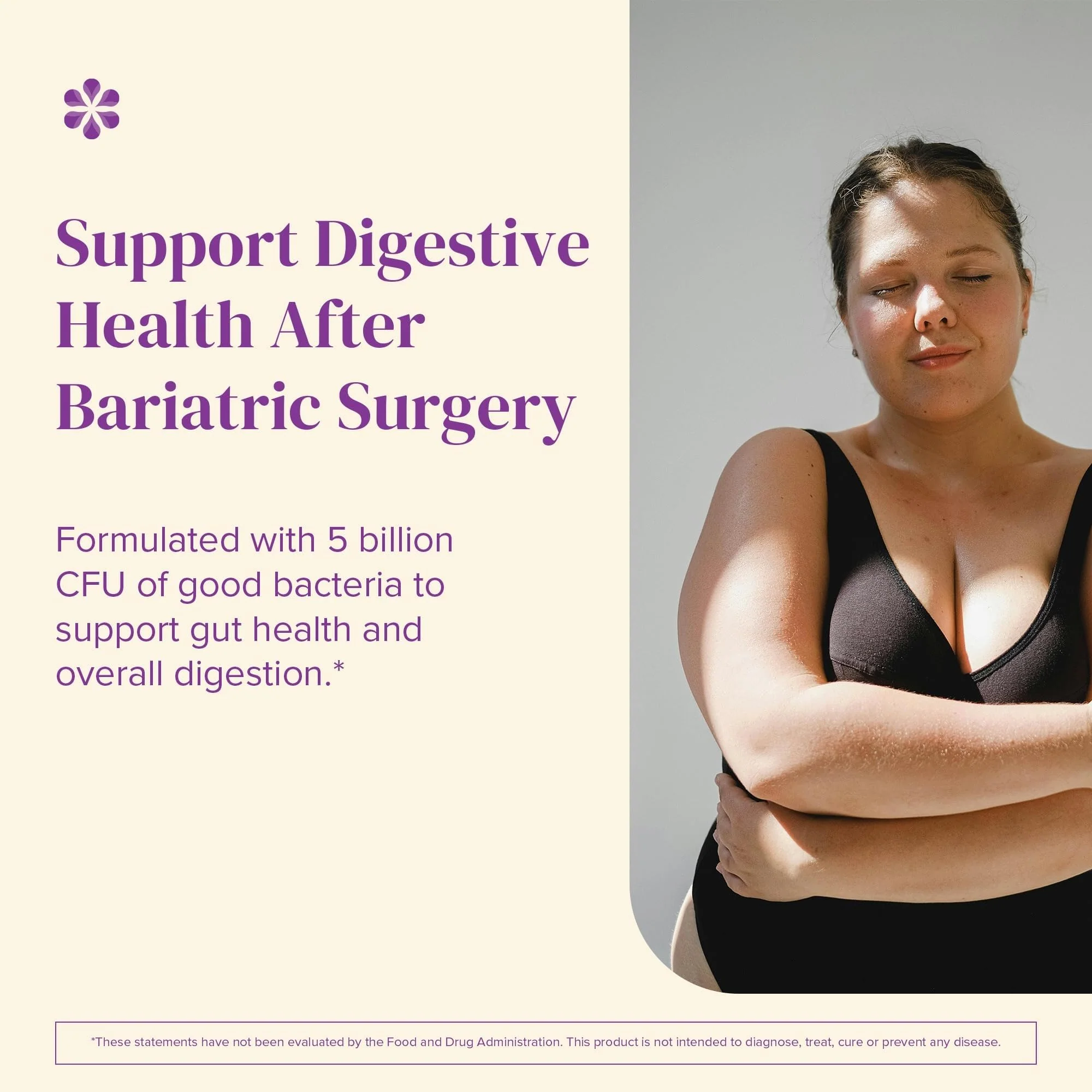 Barimelts Probiotic, 5 Billion CFU - 60 Fast-Dissolving Tablets (2-Month Supply) - Sugar-Free Probiotics for Women, Support Gut Health After Bariatric Surgery, Natural Cherry Flavor - Image 6