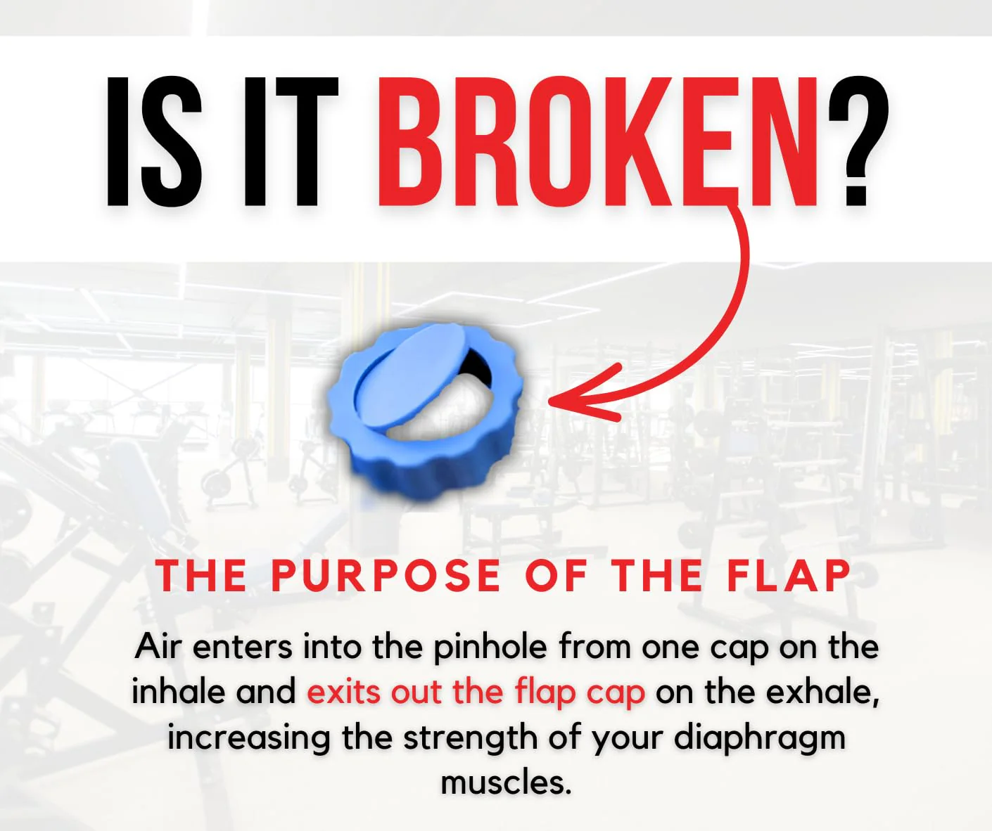 Bas Rutten O2Trainer: Breathing Muscle Training Device | Lung Power & Endurance Tool for Athletes, Singers & High-Altitude Performance | Diaphragmatic Respiratory Trainer | 16 Resistance Caps | Blue - Image 5
