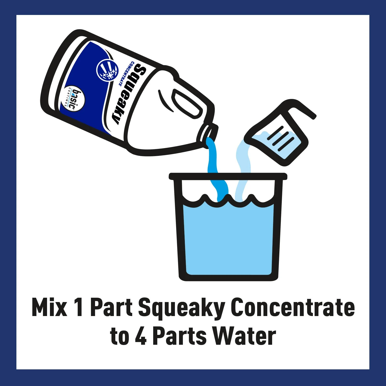 Basic Coatings Squeaky Cleaner Concentrate | Hardwood, Laminate Floor Cleaner | No Residue | Cleans Tough Dirt and Grease | 1 gal - Image 6