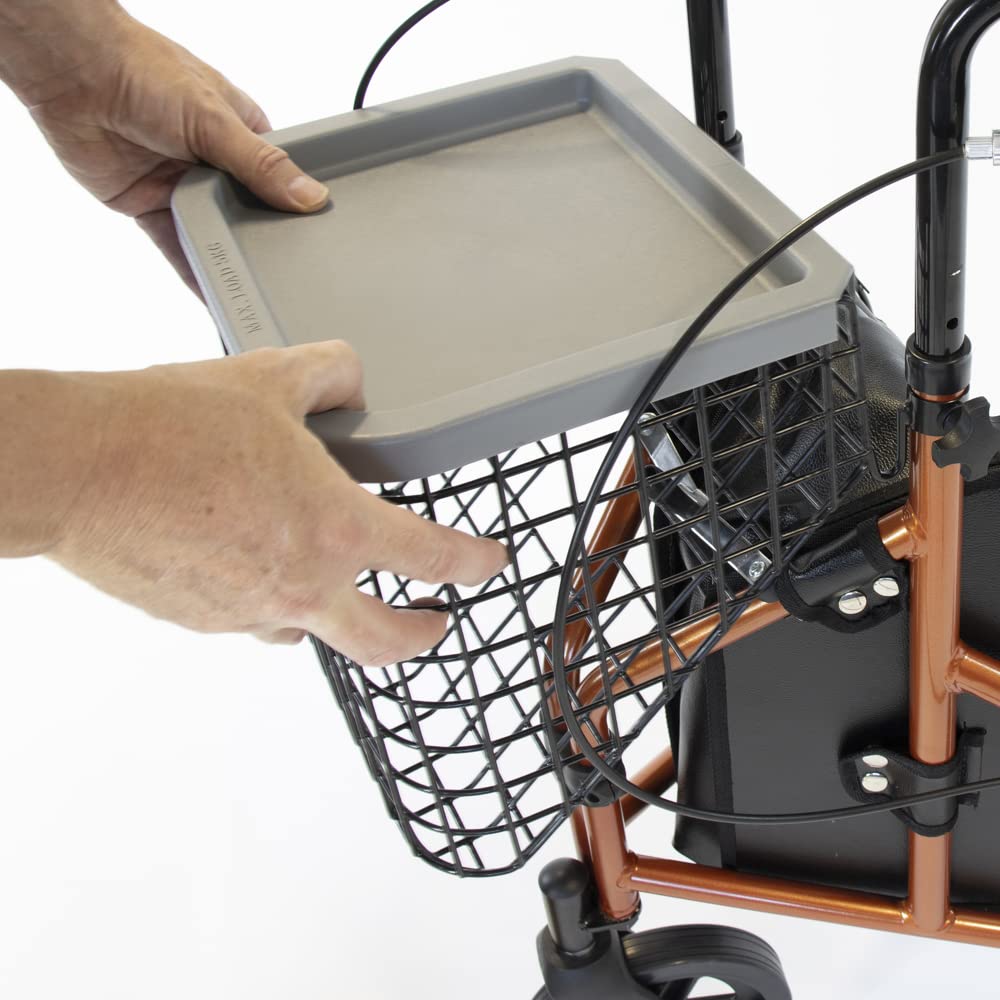 Basket & Tray Set Add-on for NRS Healthcare 3 Wheel rollator - Image 3