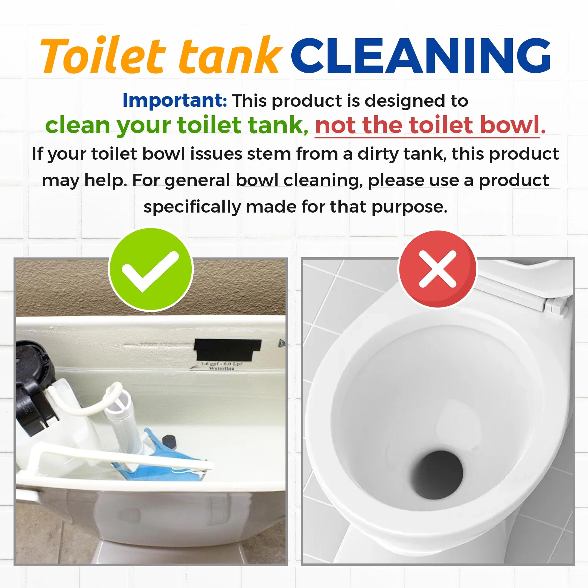 Bastion Toilet Tank Cleaner - 6-Uses. (*Not For Toilet Bowl*) Removes Rust, Mineral Deposits, Hard Water Stains, & Calcium Build Up. Contains 6 X 8oz Single Use Packets - Image 9