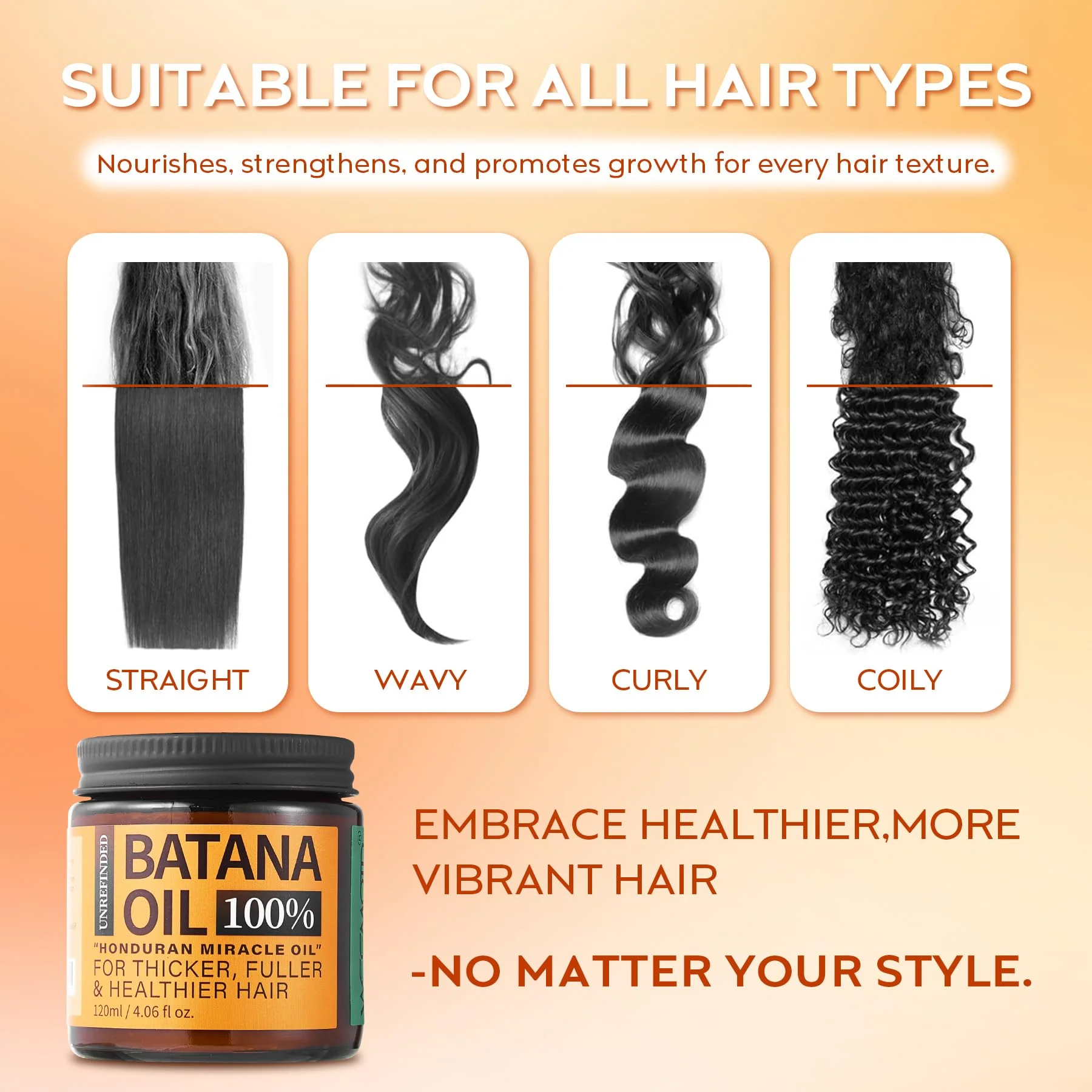 Batana Oil for Hair Growth Dr Sebi, 100% Raw Organic Batana Hair Mask from Honduras, Wild Growth Hair Oil, Scalp Oil Promotes Hair Thickness, Prevents Loss for Men & Women, 2 fl oz - Image 6