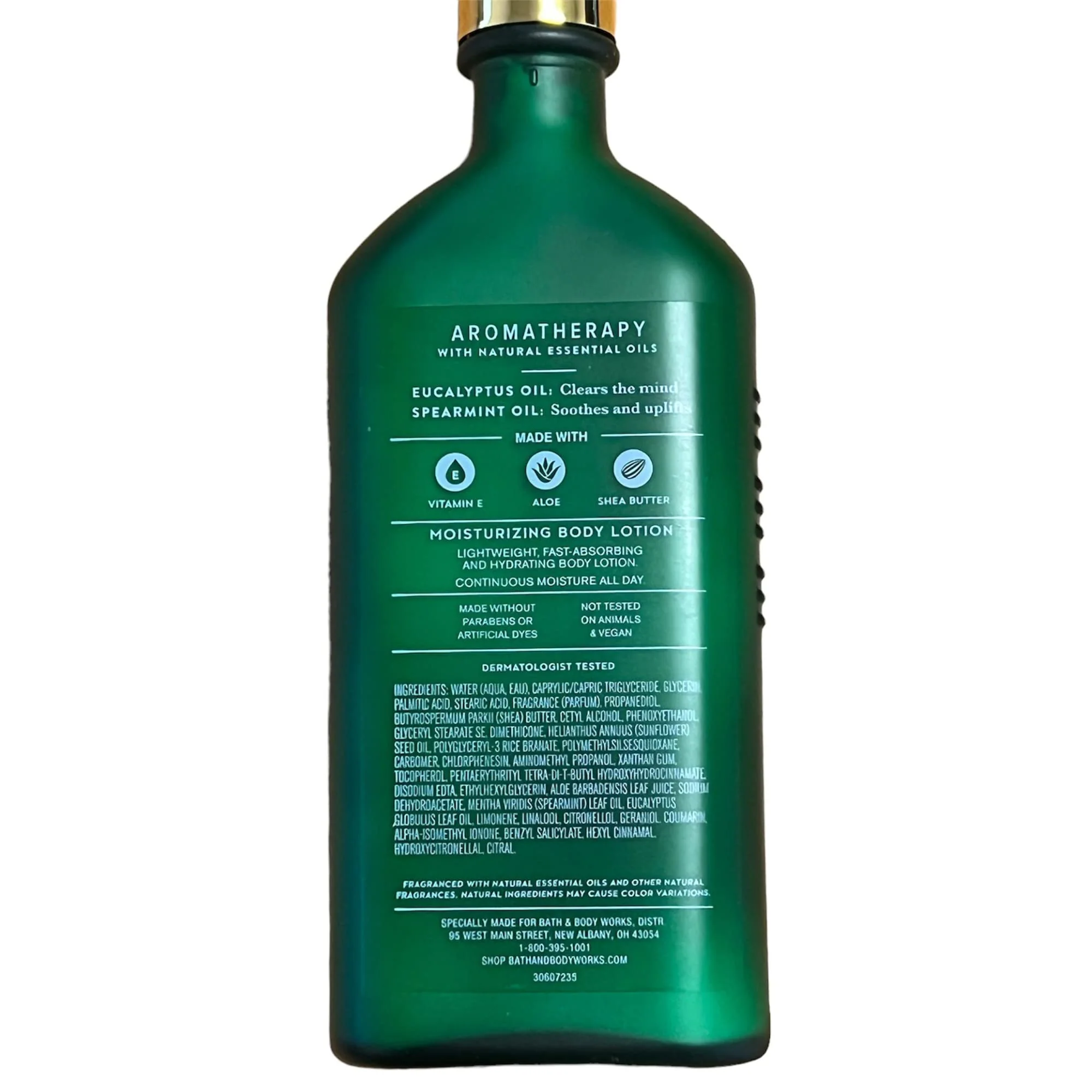 Bath and Body Works Stress Relief Eucalyptus Spearmint Gift Set of 2-6.5 Ounce Moisturizing Body Lotion with Shea Butter and Vitamin E - Image 2