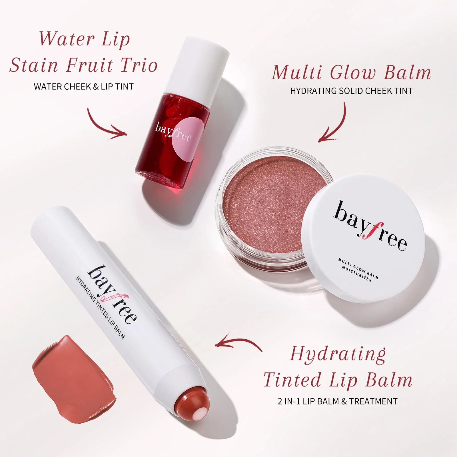 bayfree Tinted Lip Balm Plumper, Glossy, Pump Lips, Lightweight, Moisturize & Tint with Jojoba Seed Oil, Vegan Lipbalm Lip Care, Garden - Image 2