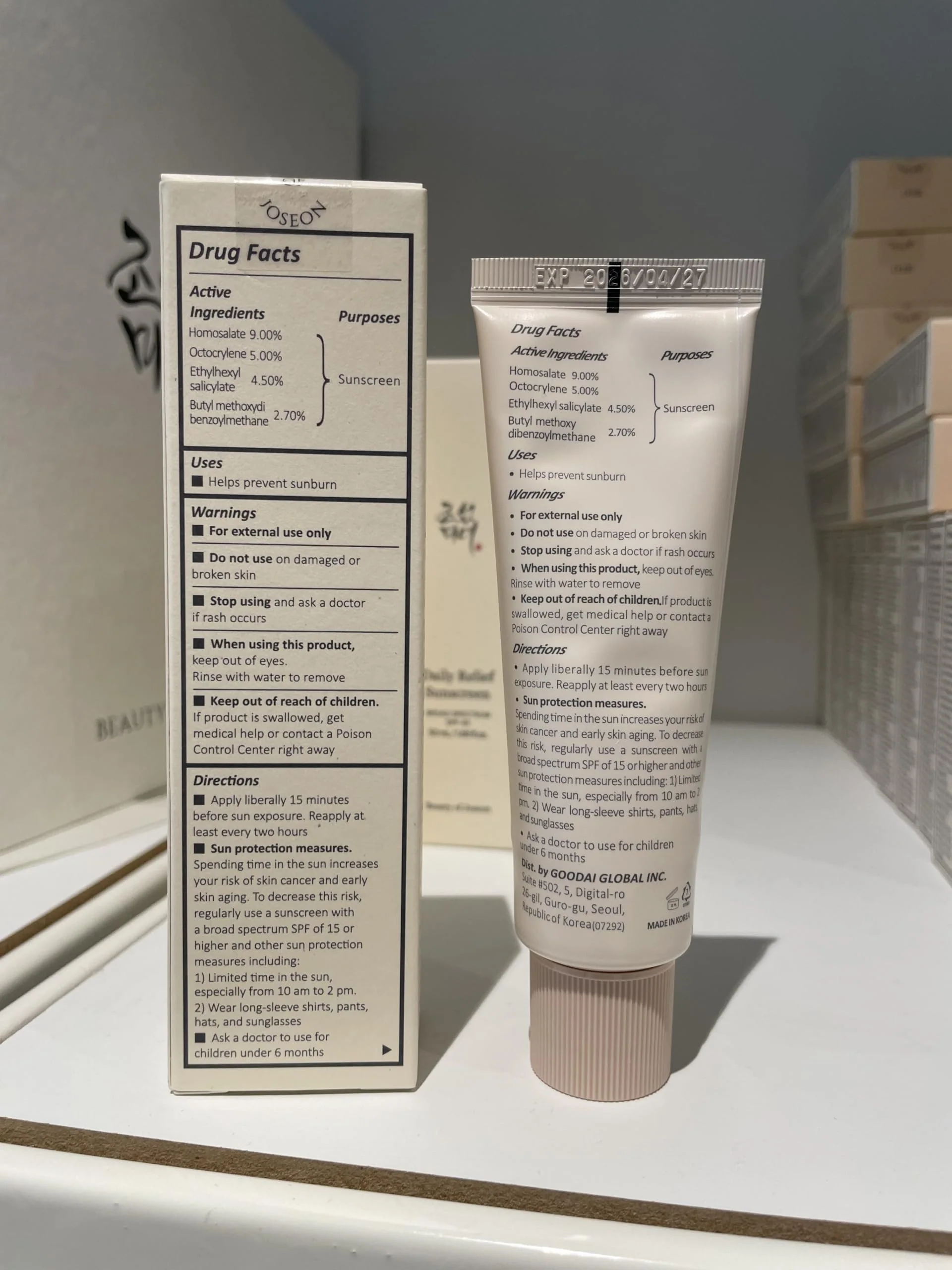 Beauty of Joseon Daily Relief Sunscreen for face Sun moisturizing with Broad Spectrum SPF 40 Korean sunscreen skincare 50ml, 1.69 fl.oz - Image 3