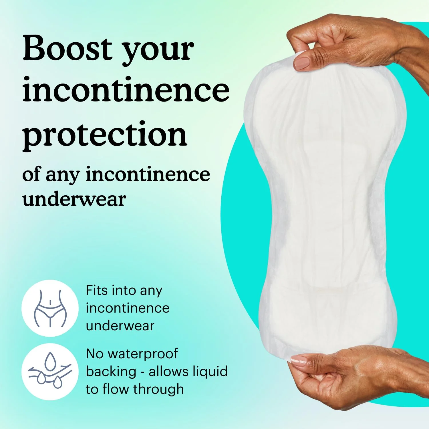 Because Overnight Booster Pads Fit All Adult Diapers, Helps Keep Your Adult Diaper Active All Night, Adds 4 Cups to Incontinence Underwear, Extra Absorbency, 60 Count - Image 7
