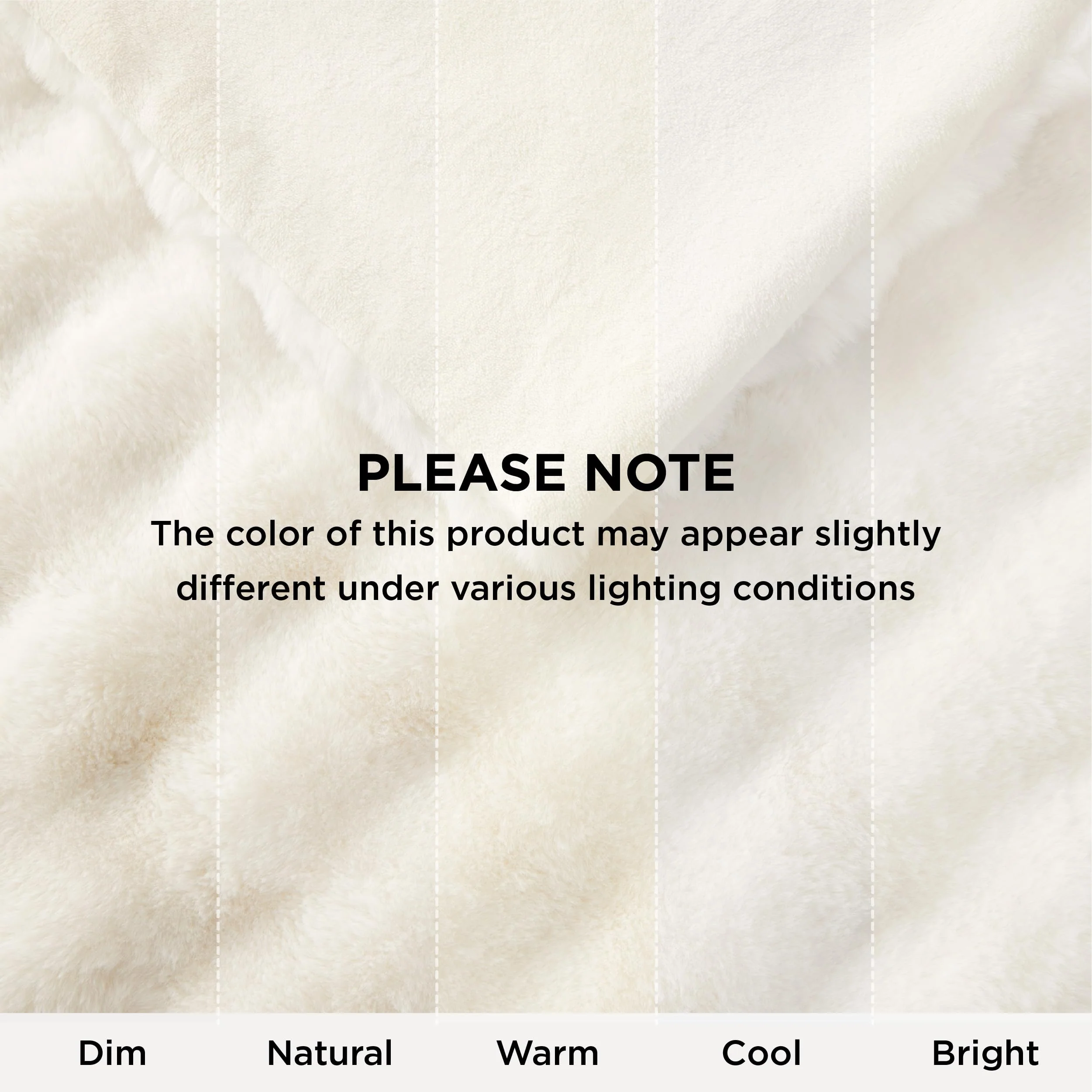Bedsure GentleSoft Fluffy Throw Blanket, 870GSM Soft Bubble Faux Fur Throw Blanket for Couch, Fuzzy Plush Winter Decor for Christmas, Thick Warm Furry Cozy Gifts for Women Girls Mom, Cream, 50"x60" - Image 2