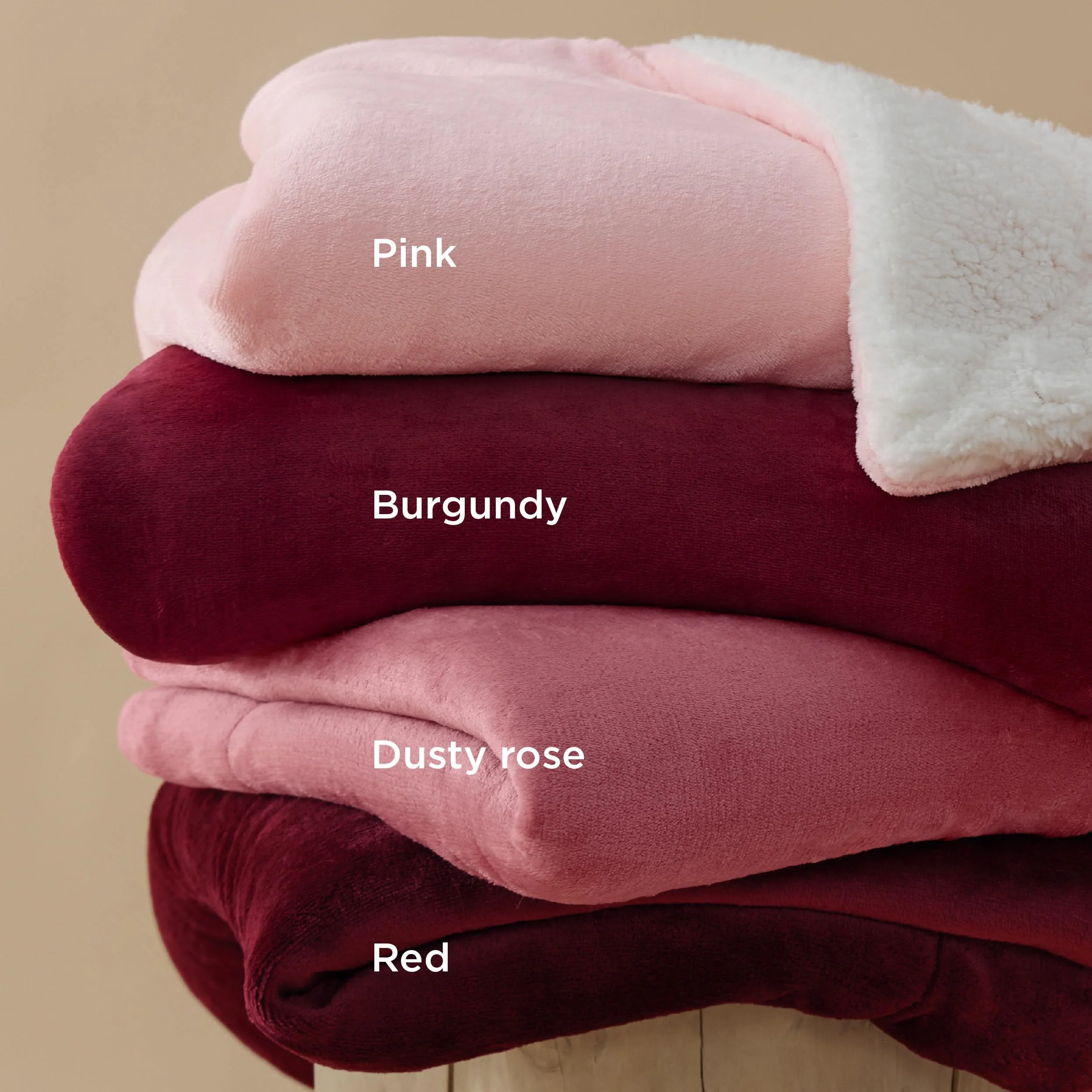 Bedsure GentleSoft Sherpa Fleece Throw Blanket for Couch, Non-Heated, Thick and Warm Throw for Girls and Women, Soft Fuzzy Plush Blanket for Winter, Red, 50x60 Inches - Image 6