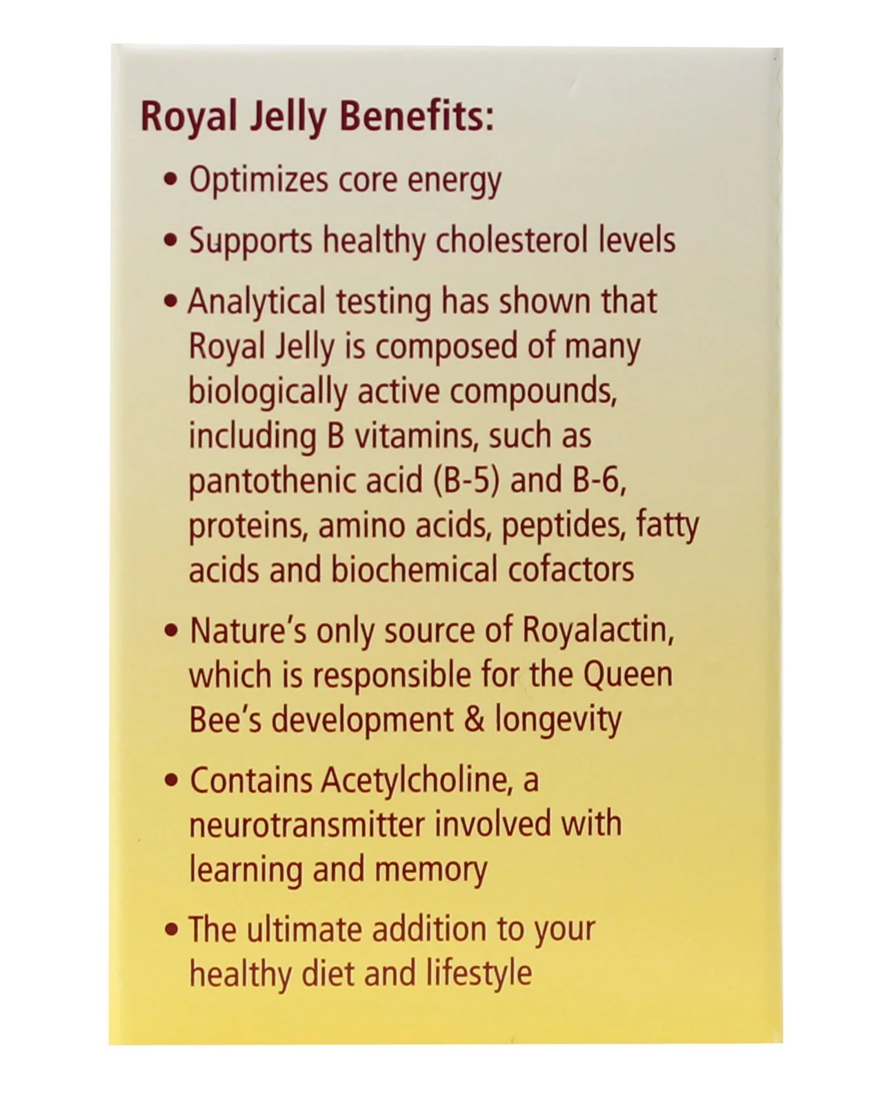 BeeAlive Royal Jelly Energy Formula Non Freeze-Dried 150mg 30 Capsules - Image 2
