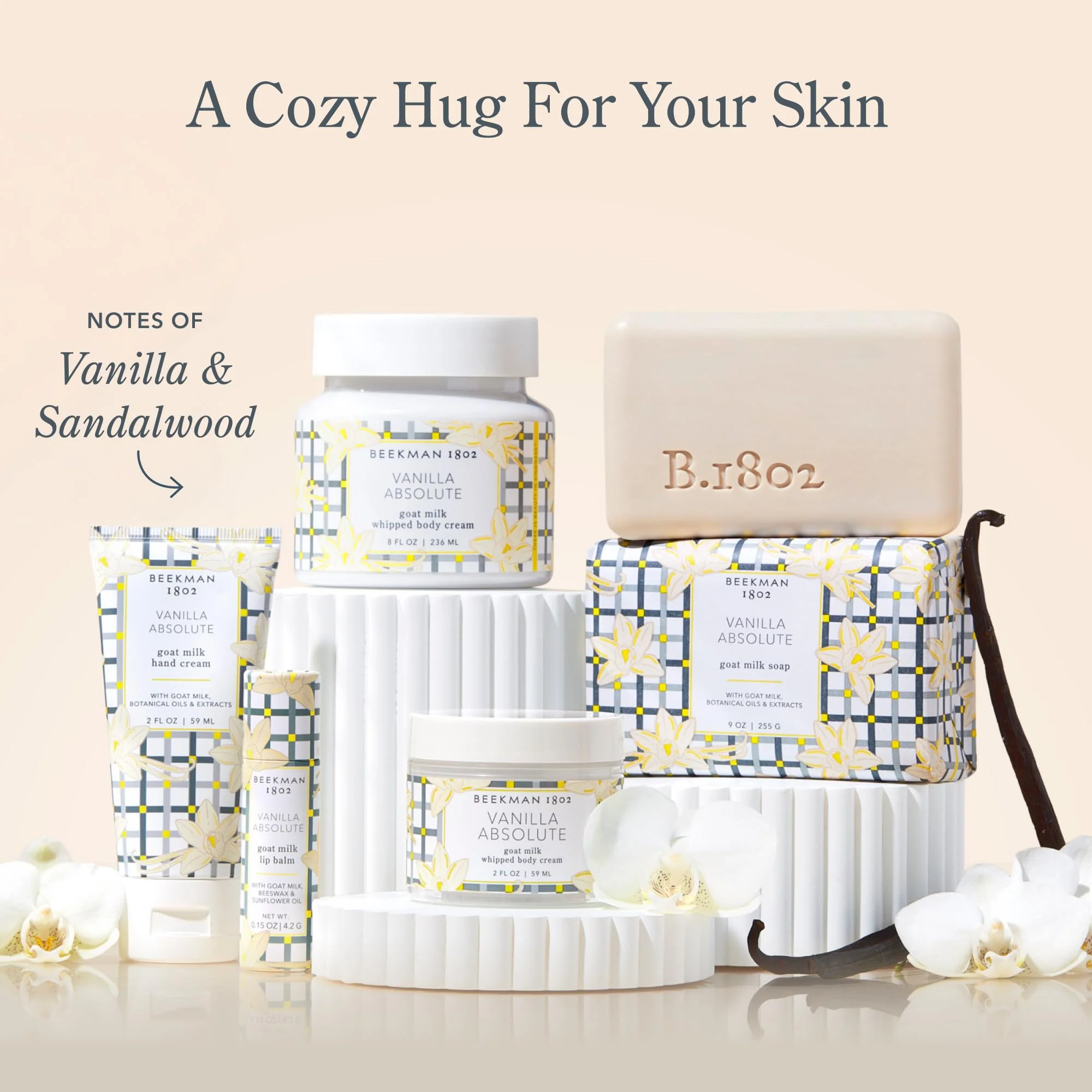 Beekman 1802 Pure Goat Milk Hand Cream, Vanilla Absolute - Scented - 3.4 oz - Moisturizing Lotion for Dry Skin - Anti-Aging Hydration - Good for Sensitive Skin - Cruelty Free - Image 4