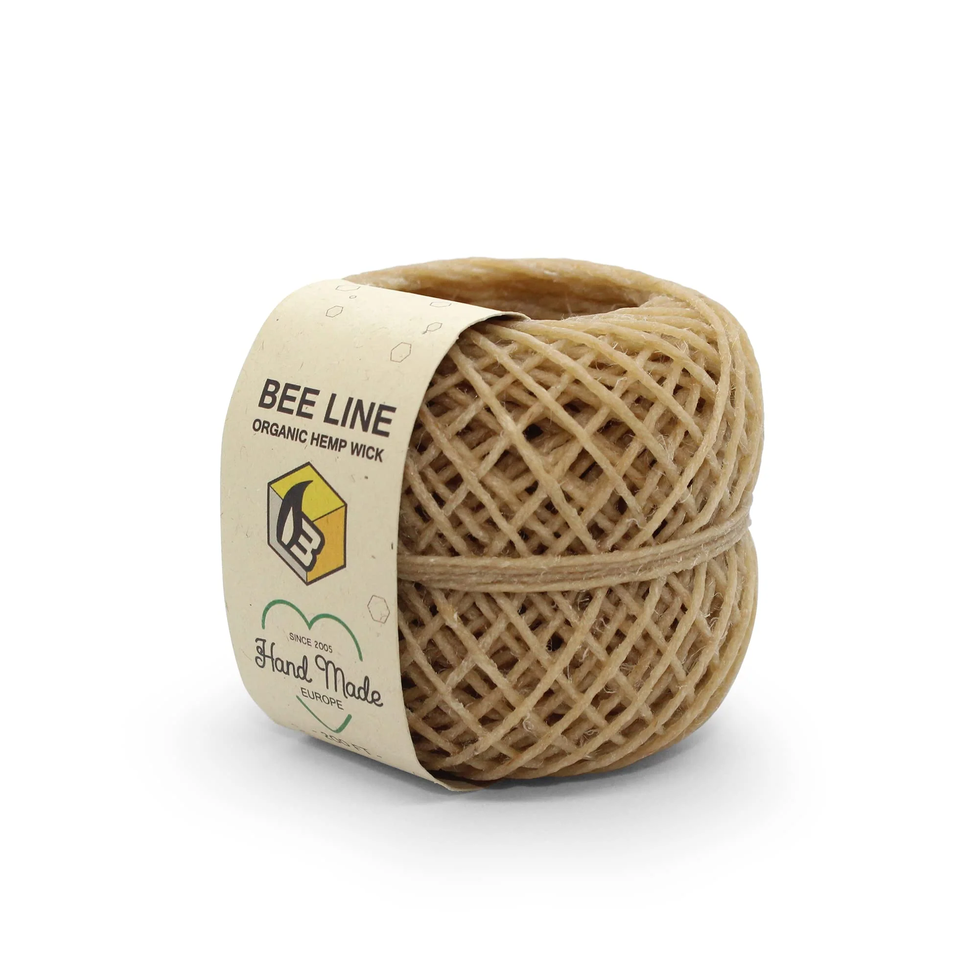 Beeline X Hemplights 100% Organic Hemp Wick, 200 FT Standard Size, Unbleached Unrefined Non Toxic, Made in Europe - Image 3
