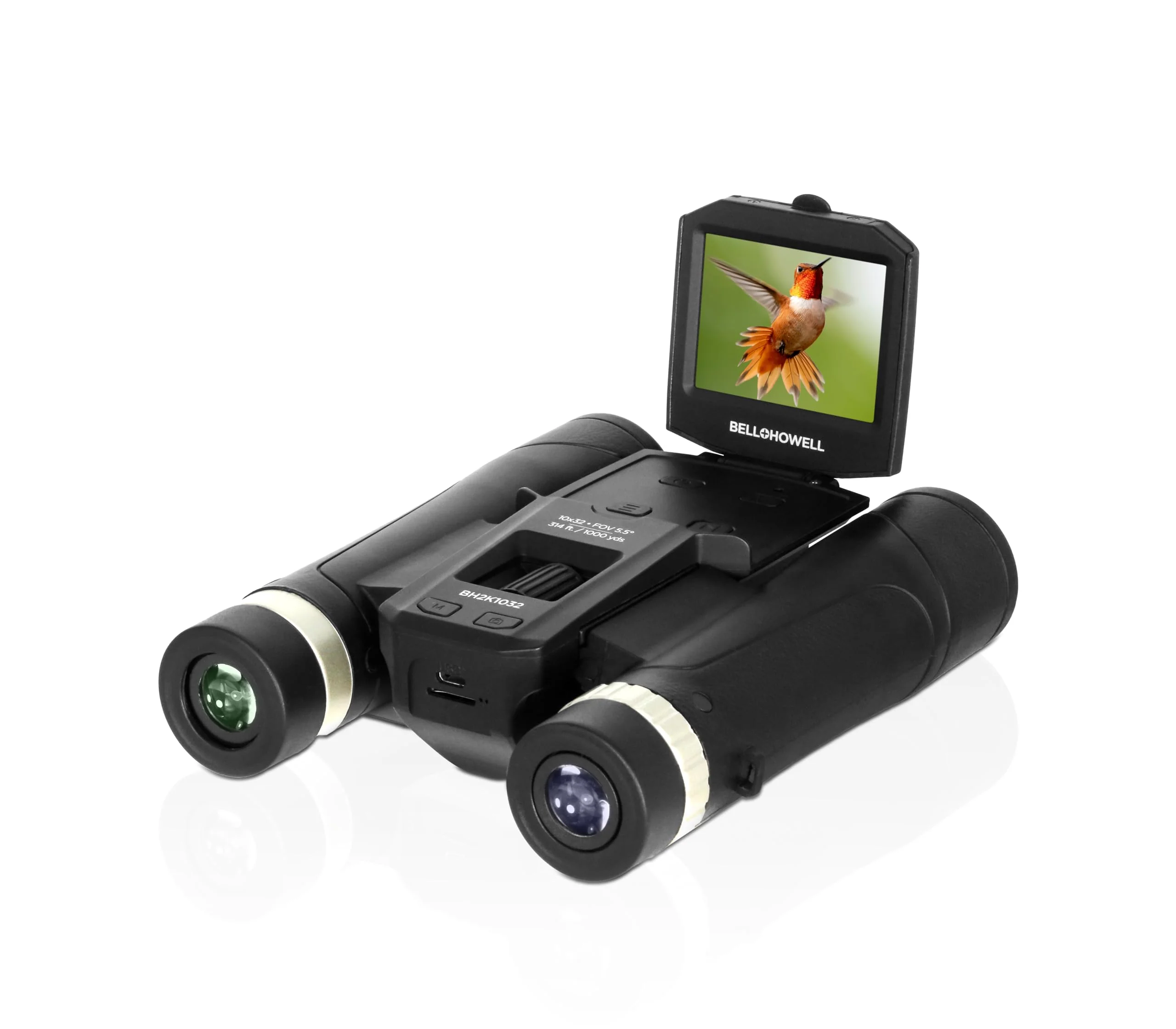 Bell+Howell BH2K1032 10x32 Binoculars w/2.7K Quad HD Video Camera