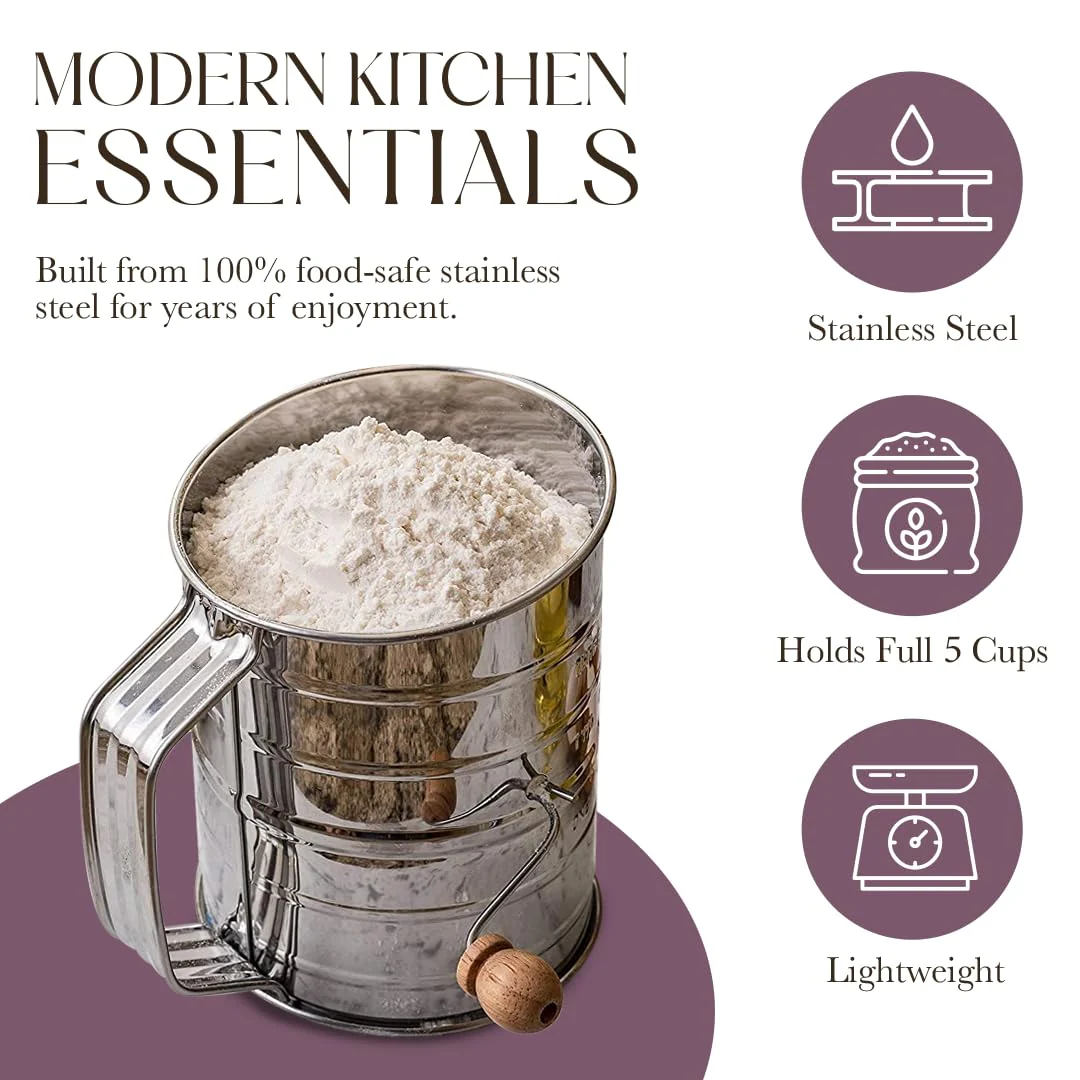 Bellemain Flour Sifter (5 Cup) - Image 2