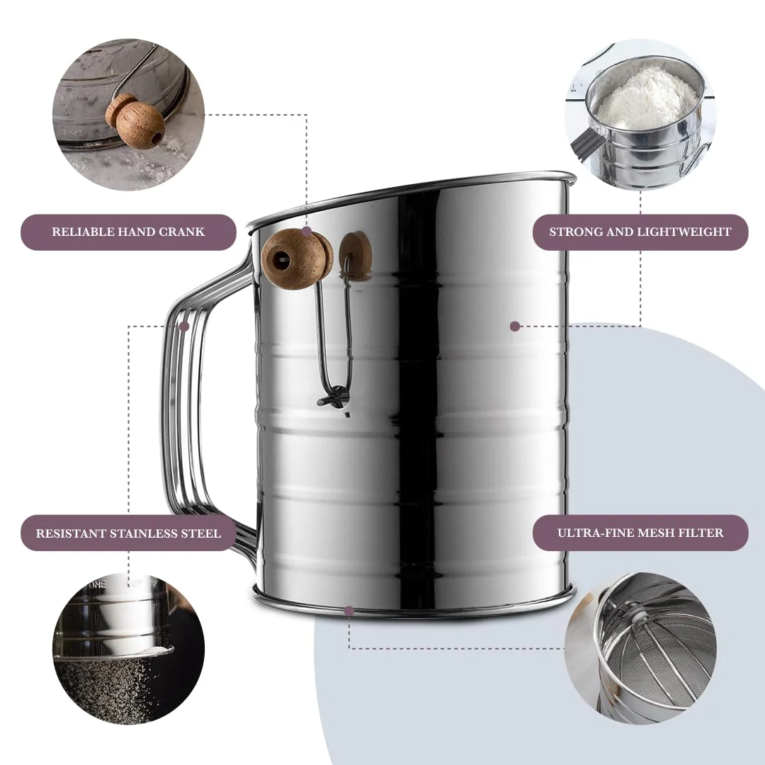 Bellemain Flour Sifter (5 Cup) - Image 6