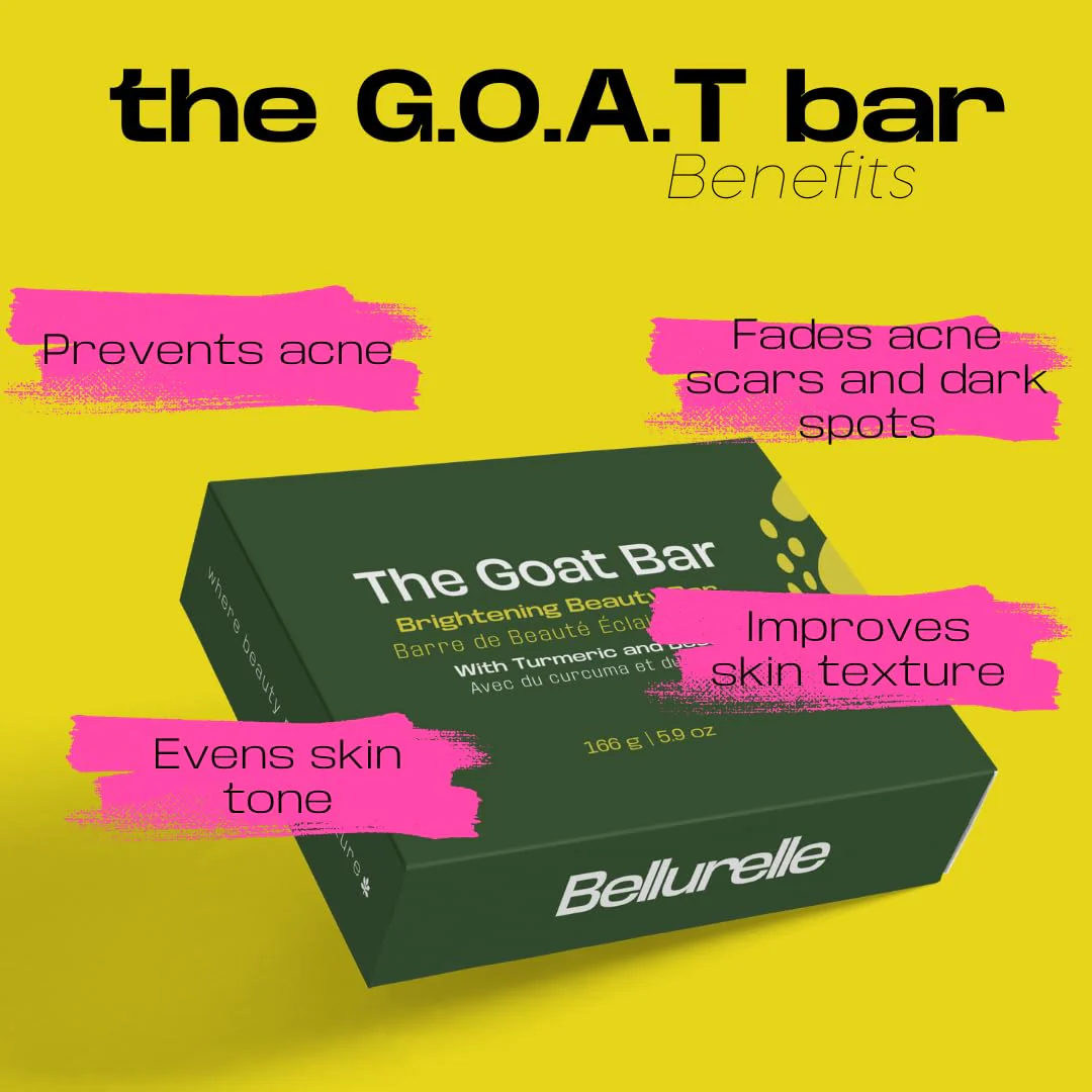 Bellurelle - The Goat Face & Body Bar - Fades hyperpigmentation, Nourishes, Brightens for All Skin Types - Image 4
