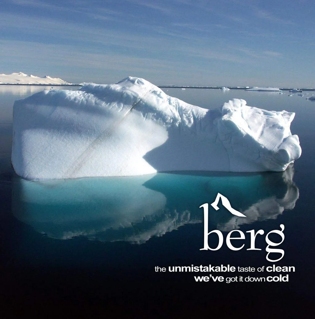 Berg Water, Sourced from Icebergs, 25.36oz (One 750ml Glass Bottle) - Image 3
