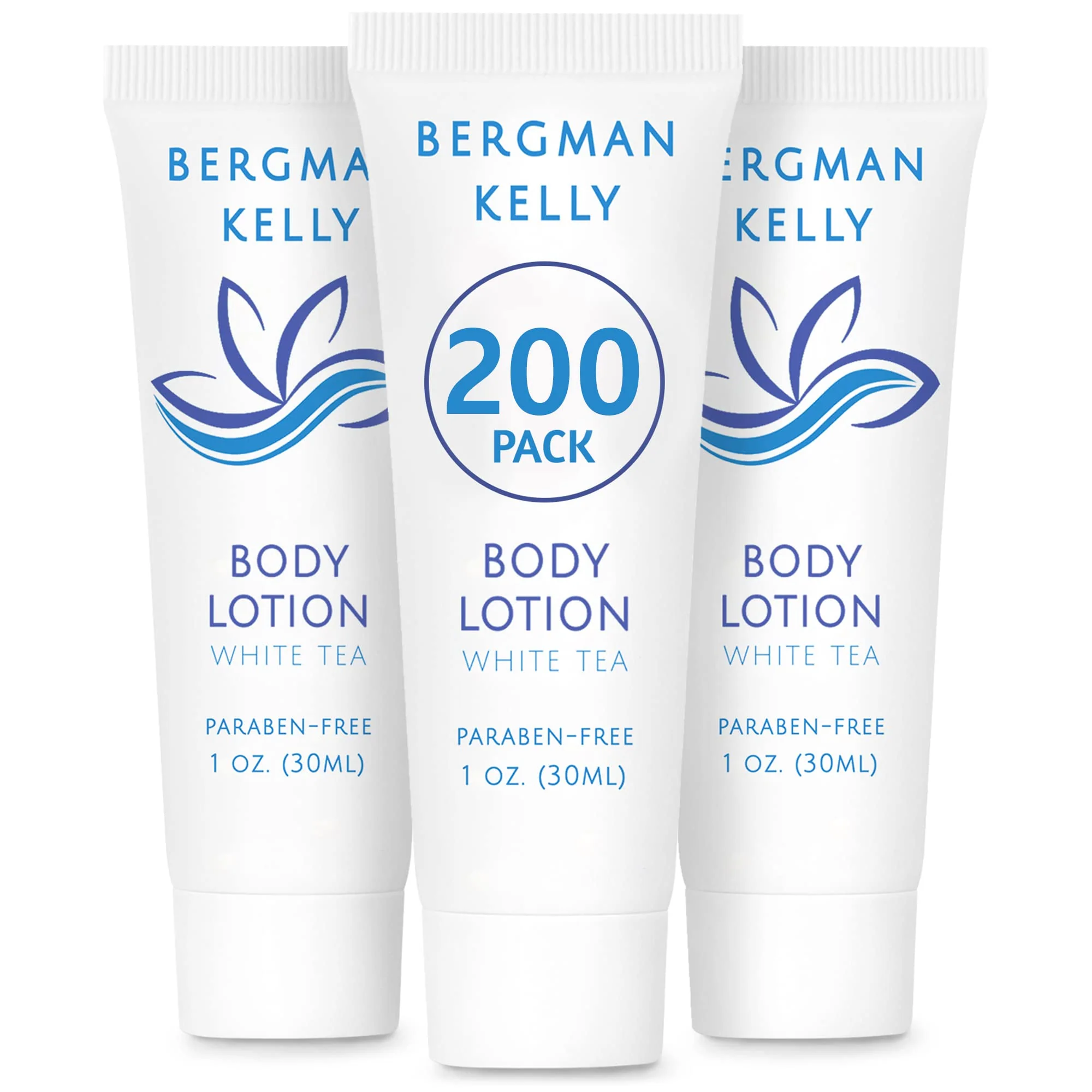 BERGMAN KELLY - Travel Size Lotion - 1 fl oz, 200 PK, White Tea - Delight Your Guests with Invigorating and Refreshing Body Lotion - Quality Mini and Small Size Guest Hotel Toiletries in Bulk - Image 6