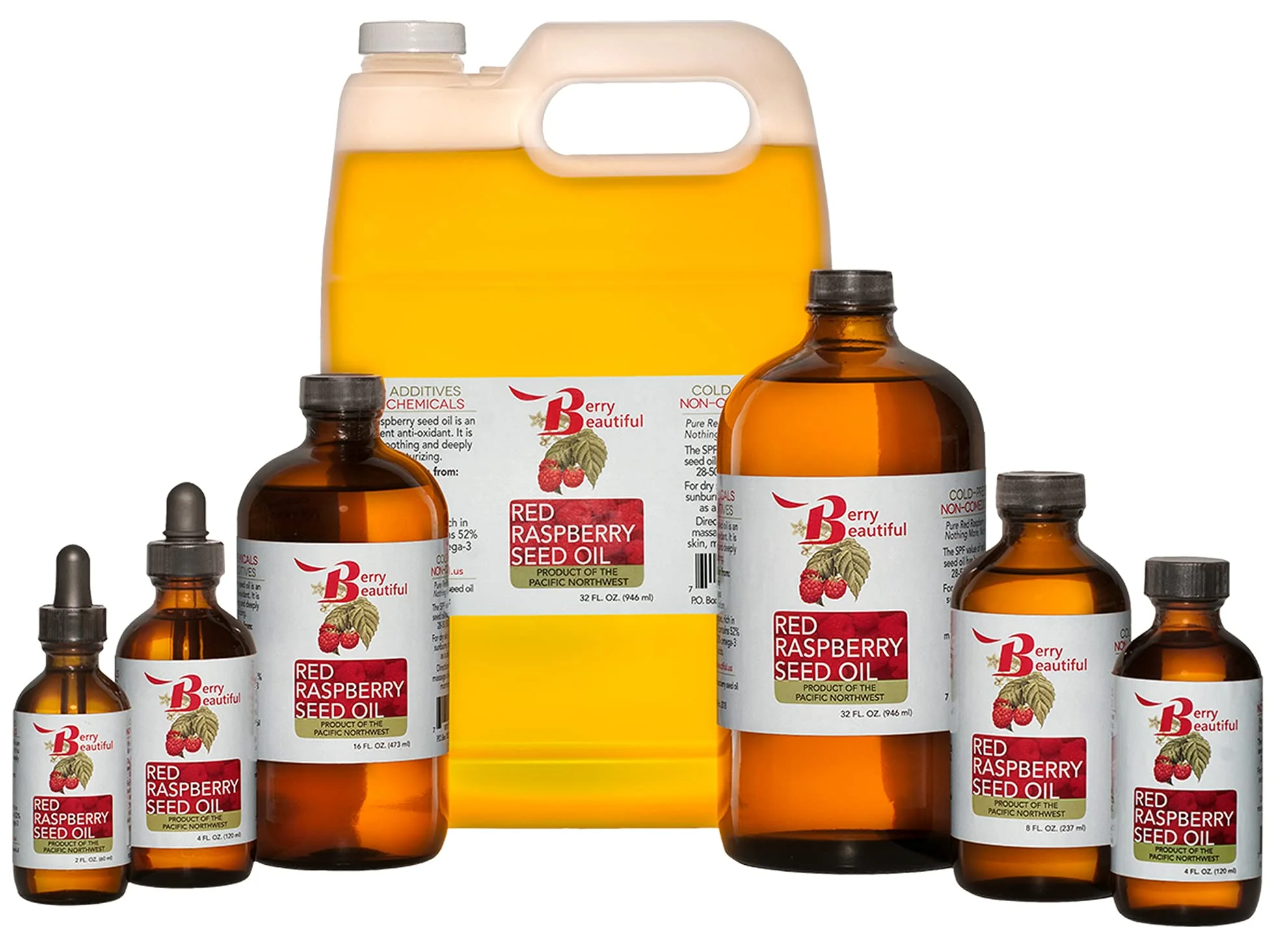 Berry Beautiful 100% Pure Red Raspberry Seed Oil – 2 fl oz | Sustainably Cold-Pressed from Northwest Co-op Raspberries - Image 7