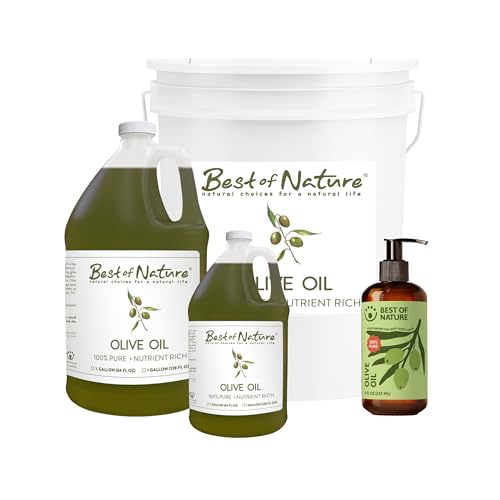 Best of Nature 100% Pure Olive Massage & Body Oil – Cold Pressed, Natural & Unscented Moisturizer for Skin, Hair & Bath, 8 fl oz - Image 3