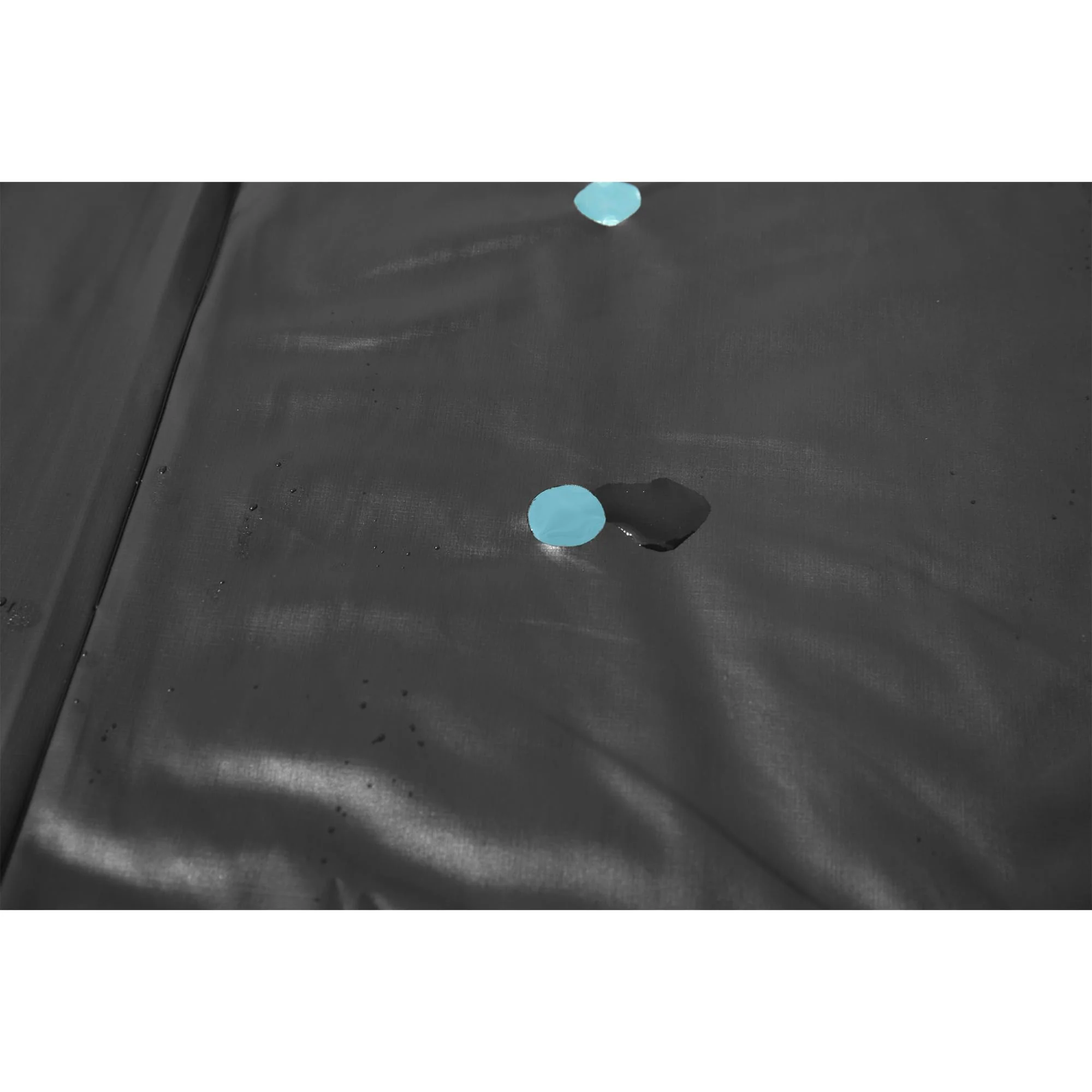 Bestway Round PVC 16 Foot Pool Cover for Above Ground Pro Frame Pools with Drain Holes and Secure Tie-Down Ropes, Black (Cover Only) - Image 5