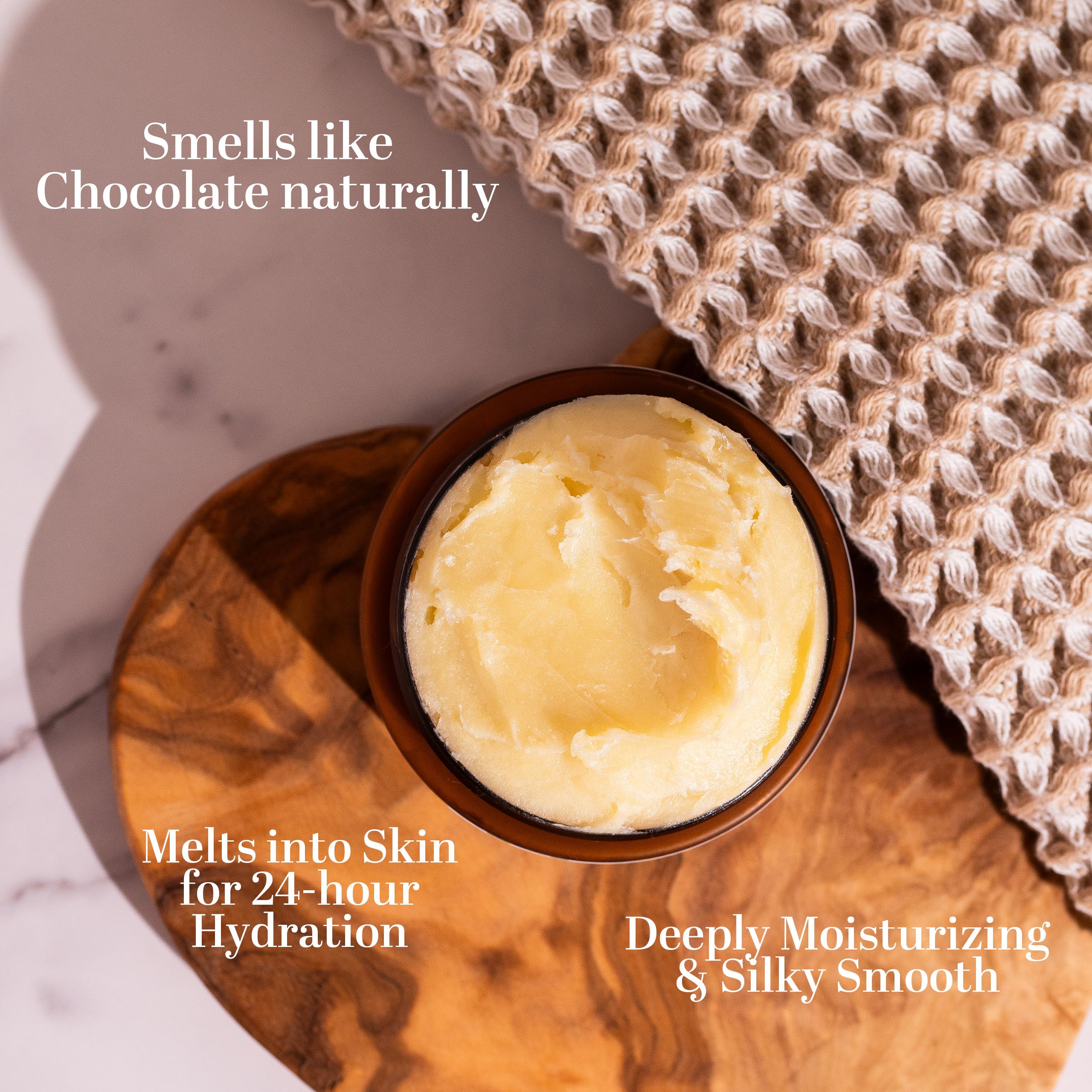 Better Shea Butter Scar Eraser Balm - Cocoa Butter Cream for Stretch Marks and Dark Spots, Burns, Old Scars - Acne Scars - Designed w Zero Synthetic Ingredients, 4 oz - Image 4