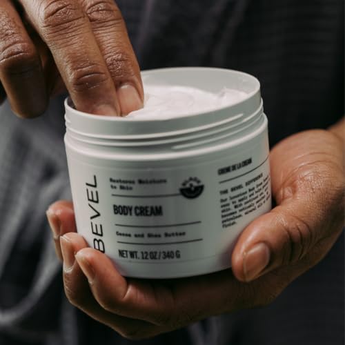 Bevel Body Cream, Luxury Body Lotion for Men, Dermatologist Tested & Hypoallergenic Moisturizer, Men's Lotion for Dry Skin, Cocoa & Shea Butter, Paraben Free, Petroleum Free, Supreme Oak Scent, 12 oz - Image 9