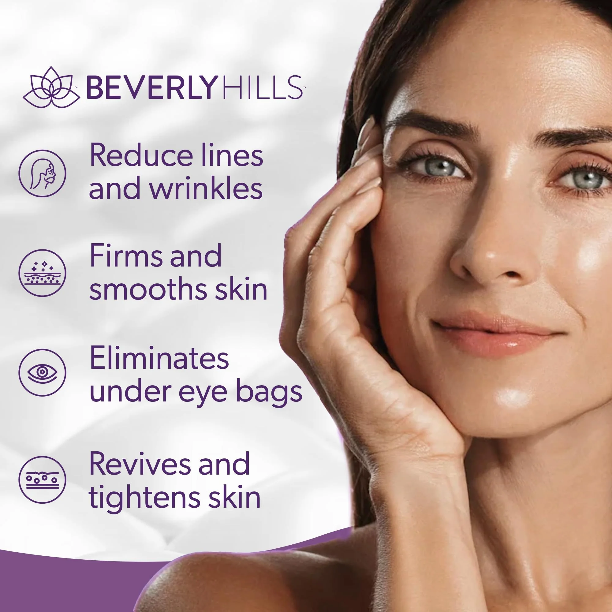 Beverly Hills V-Lift Instant Eye Lift and Eye Tuck Bee Venom Serum for Puffy Eyes, Dark Circles, Wrinkles, and Under Eye Bags Treatment for Women and Men | 30mL (120 Day Supply) - Image 4