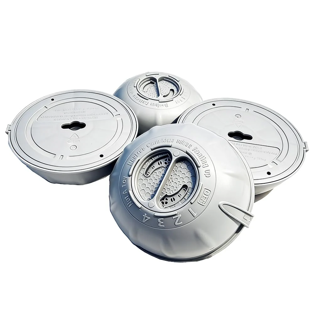 BFJOG Hot Tub Cartridges Replacement for Frog Ease Floating System Up to 600 Gallons & Supports Less Chlorine Use (4-Packs)