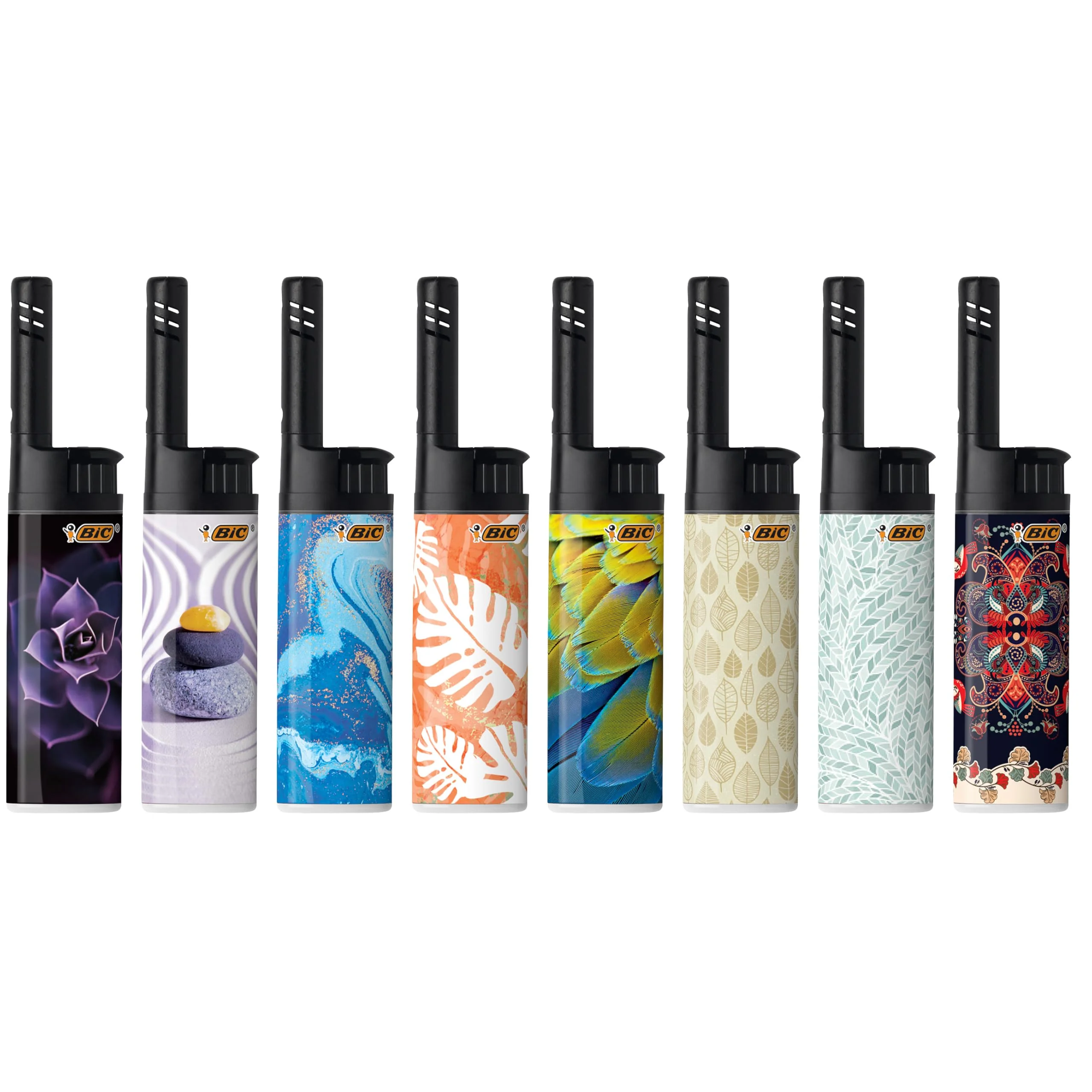 BIC EZ Reach Lighters, Long Metal Wand Candle Lighter, Home Décor Collection, 6-Pack (Designs May Vary) - Image 7