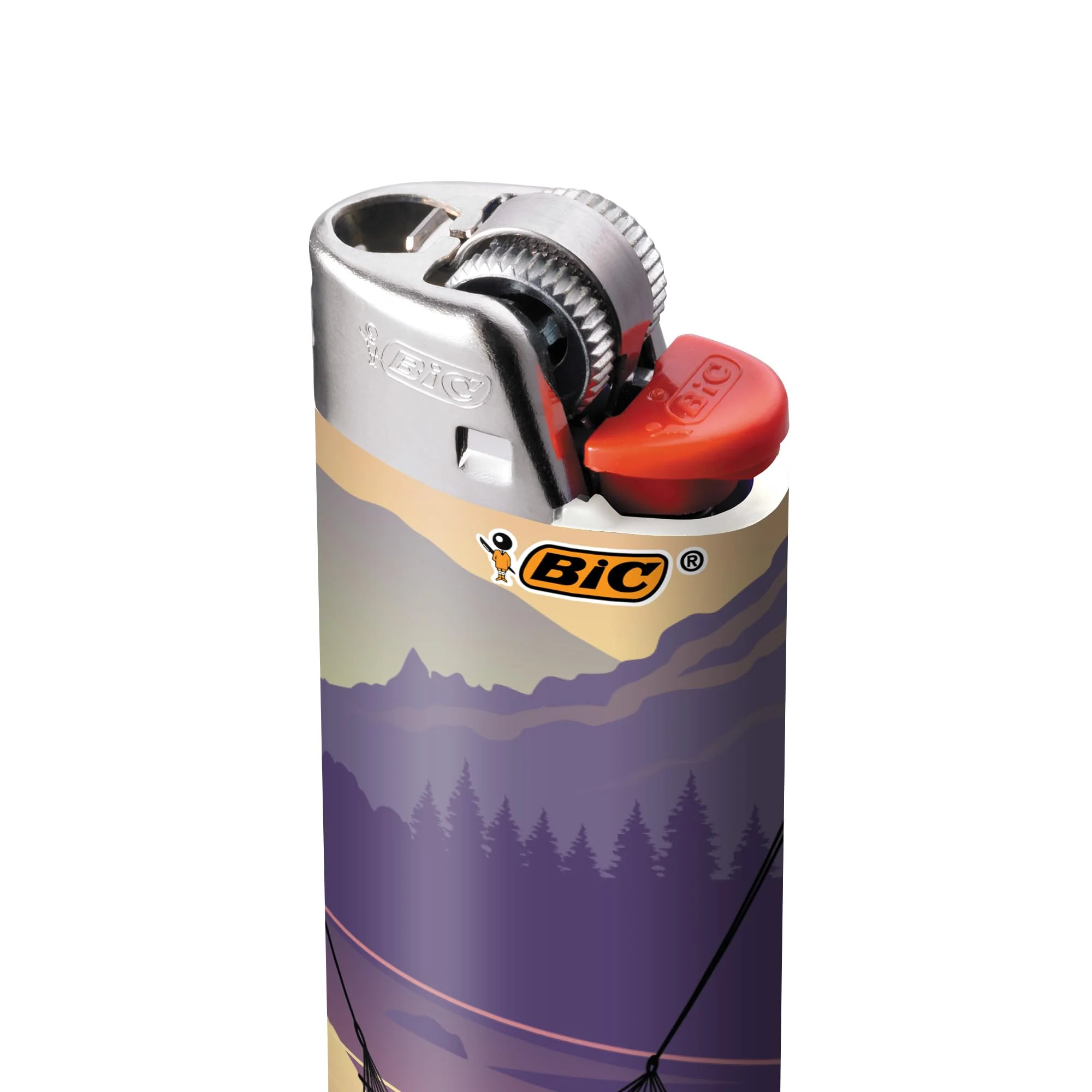 BIC Maxi Pocket Lighter, Special Edition Vacation Collection, Assorted Unique Lighter Designs, 8 Count Pack of Lighters - Image 8
