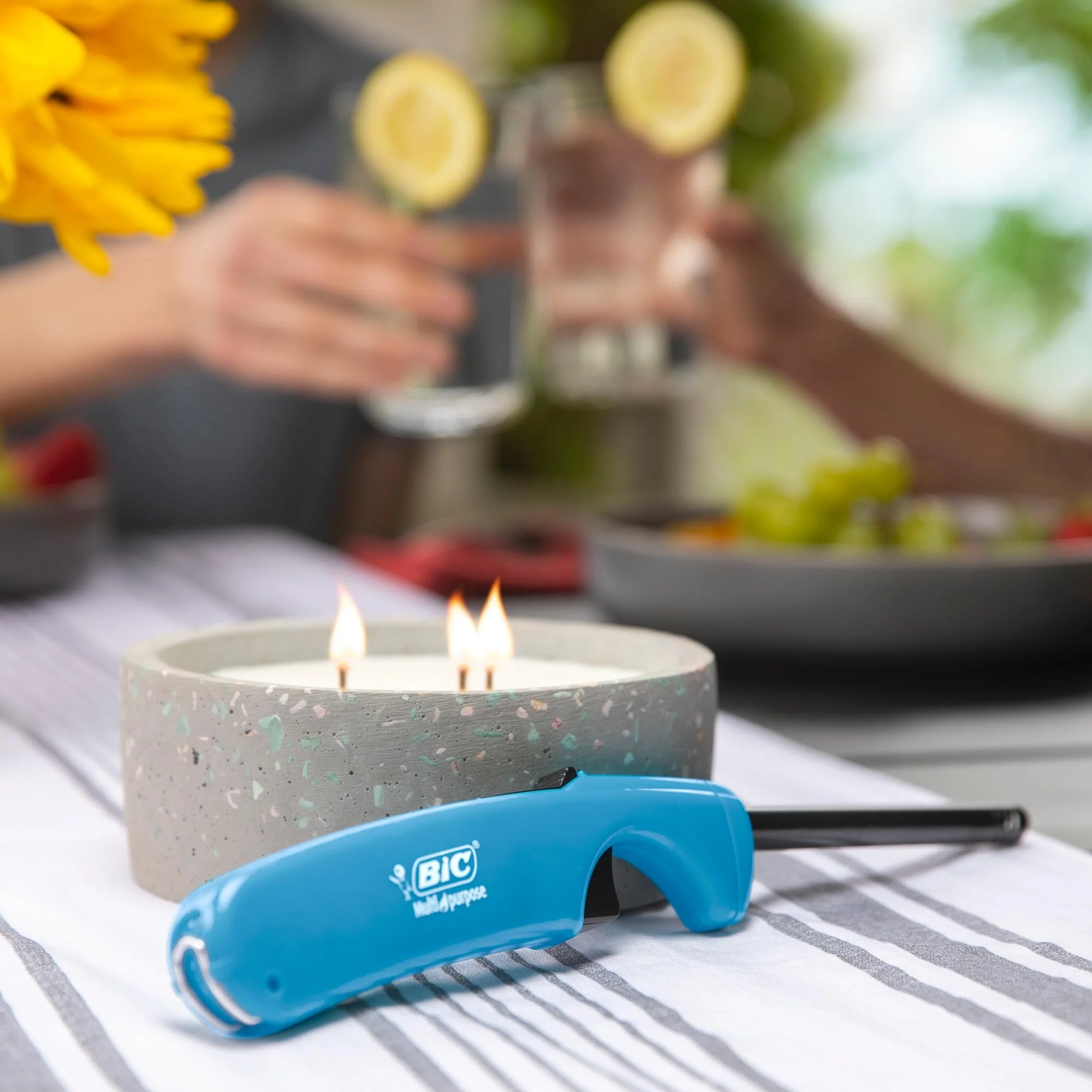 BIC Multi-purpose Lighters, Long Metal Wand for Grills and Fireplaces, Classic Collection, 4-Pack (Colors May Vary) - Image 3