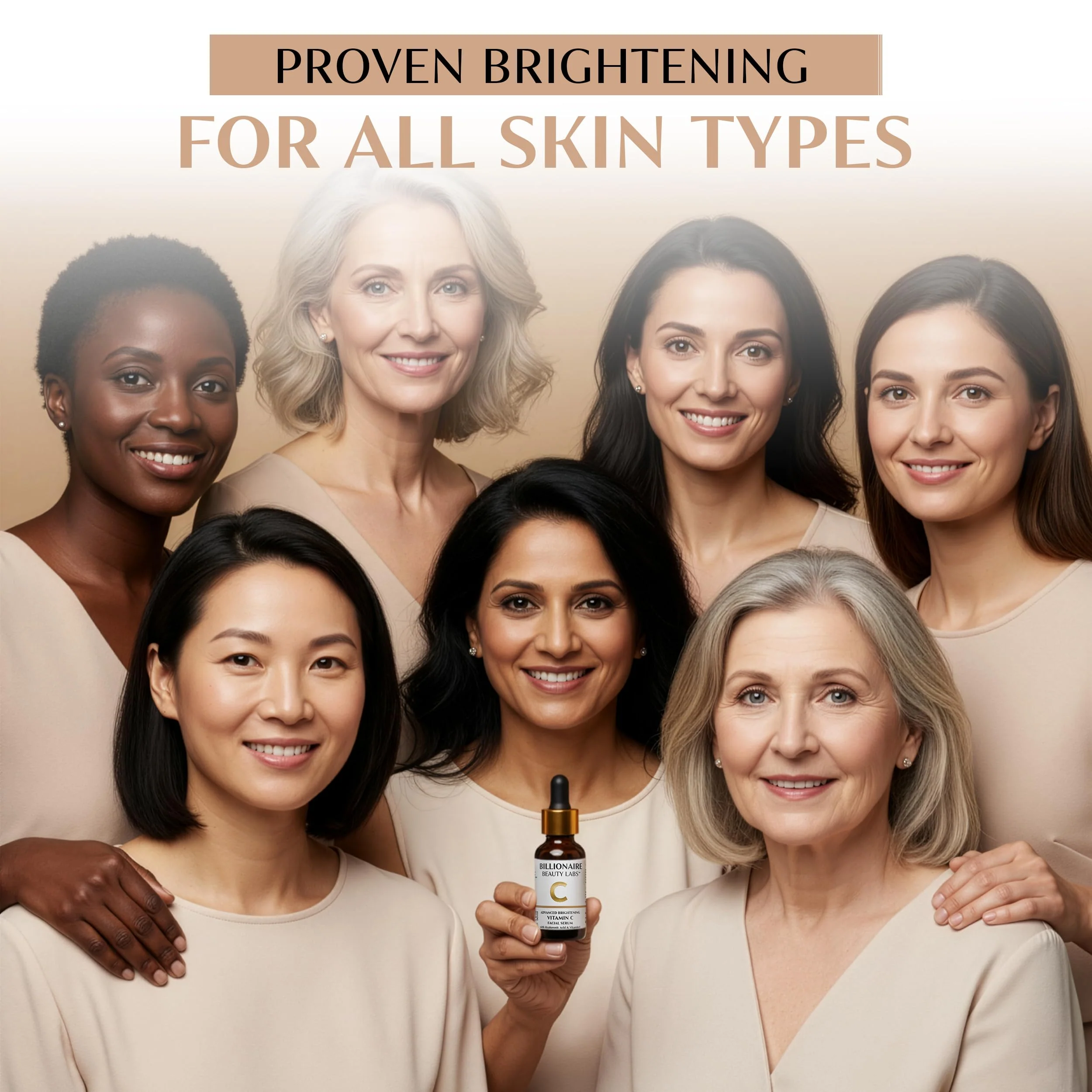 Billionaire Beauty Labs Vitamin C Serum for Face with Hyaluronic Acid, Vitamin E & Botanical Extracts – Advanced Facial Serum for Radiance, Hydration & Smoother Skin, 30ml - Image 2