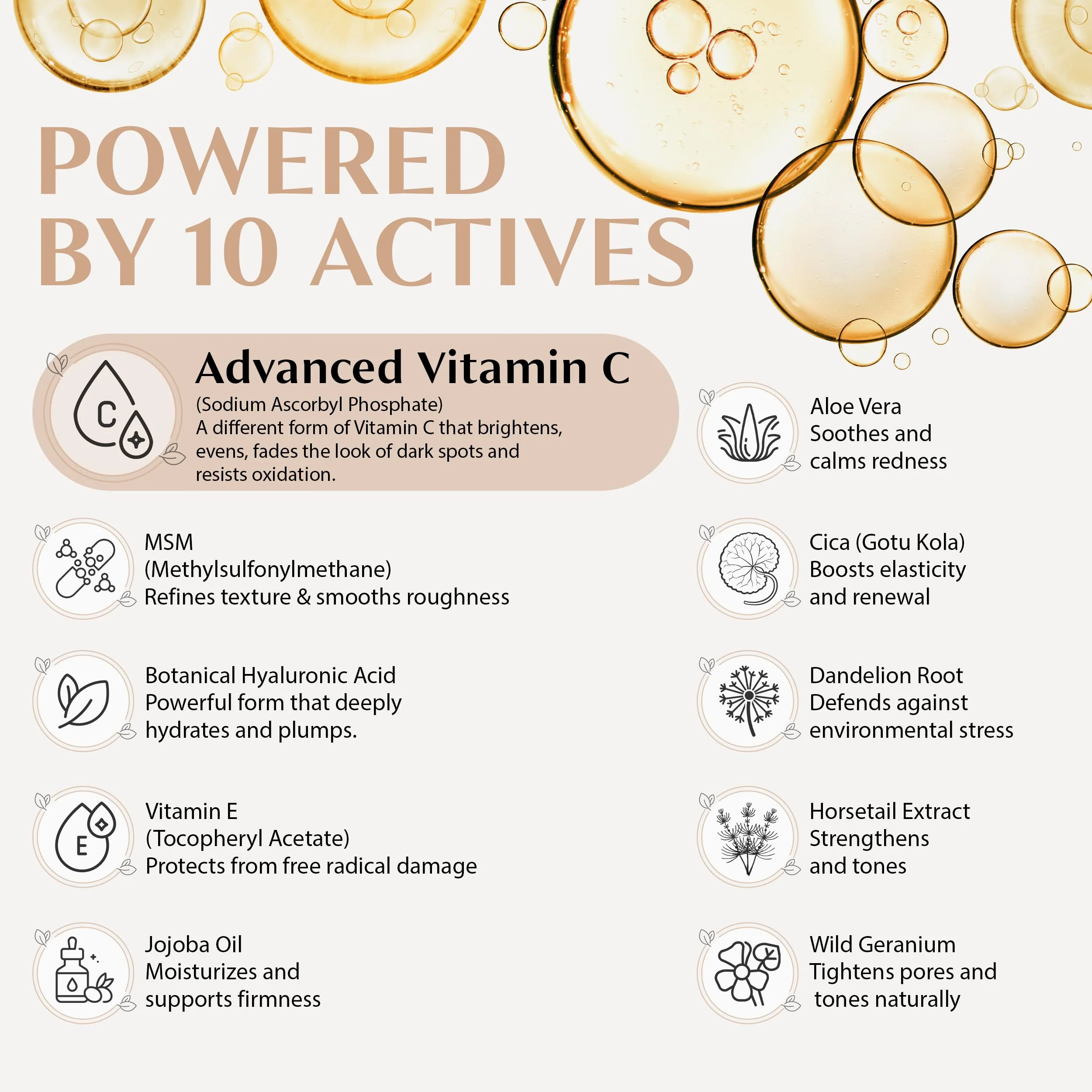 Billionaire Beauty Labs Vitamin C Serum for Face with Hyaluronic Acid, Vitamin E & Botanical Extracts – Advanced Facial Serum for Radiance, Hydration & Smoother Skin, 30ml - Image 8