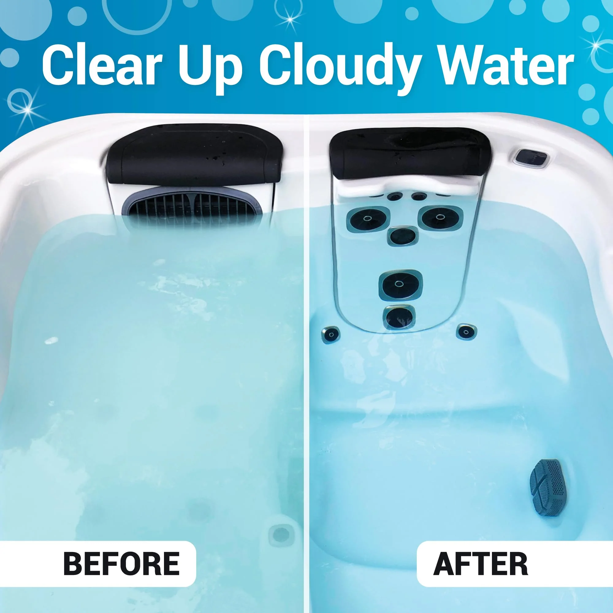 Bio Ouster Hot Tub Chemicals Kit Complete Hot Tub Cleaner Kit with 3in1 Weekly Care, Power Purge Jet Cleaner, Towel, Measuring Cup for Standard and Inflatable Spas Made in USA - Image 7
